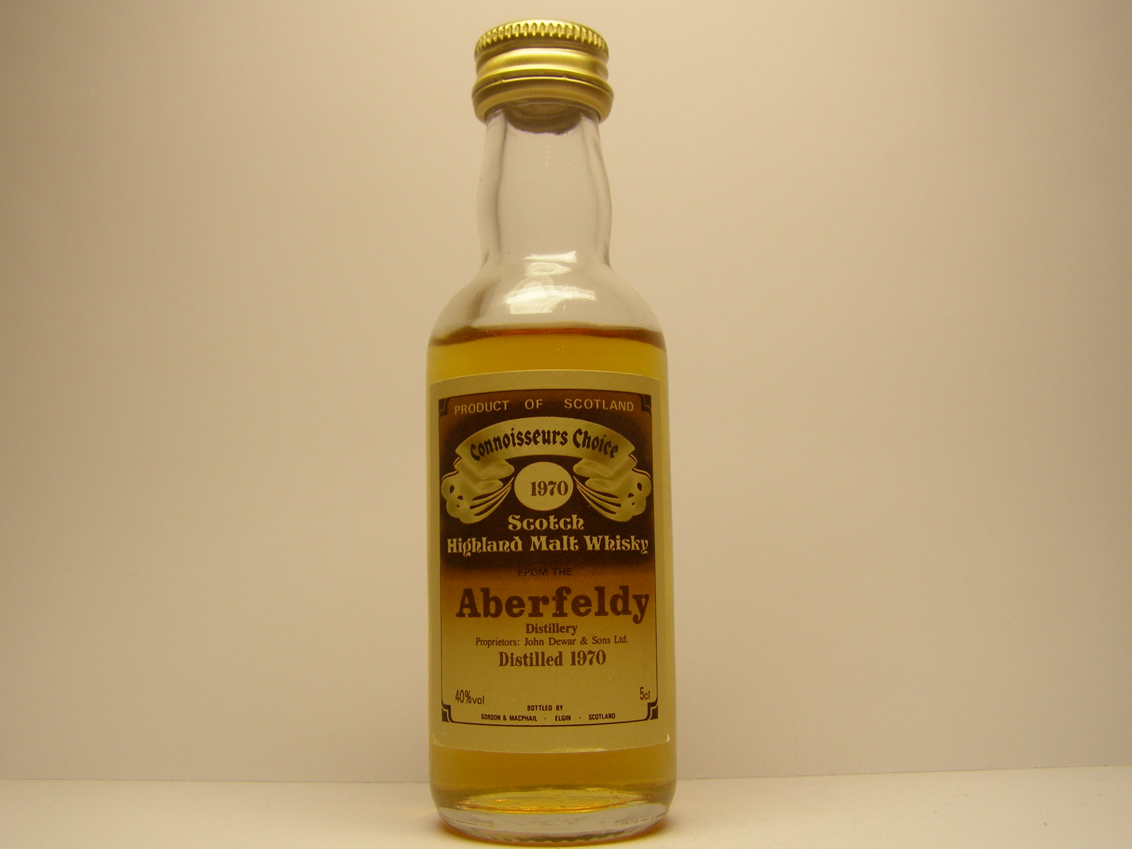 SHMW 1970 "Connoisseurs Choice" 5cl 40%vol