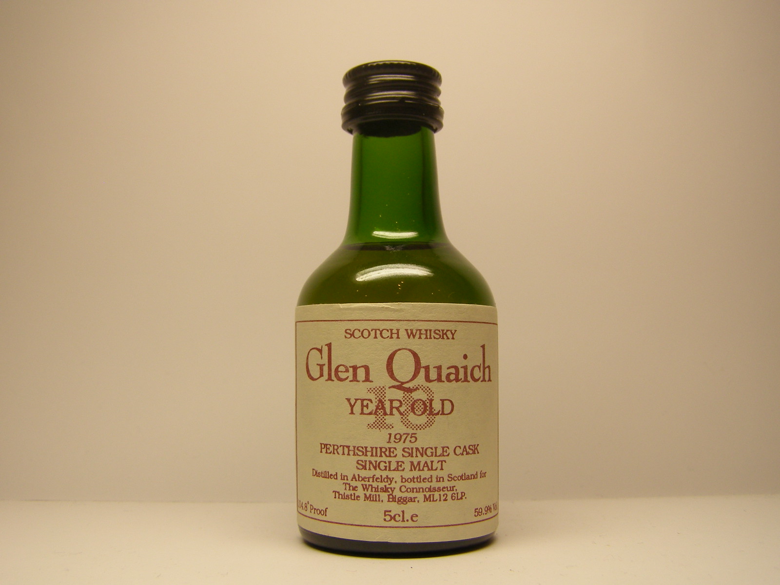 GLEN QUAICH PSCSMSW 18yo 1975 5cl.e 104,8´Proof 59,9%Vol.