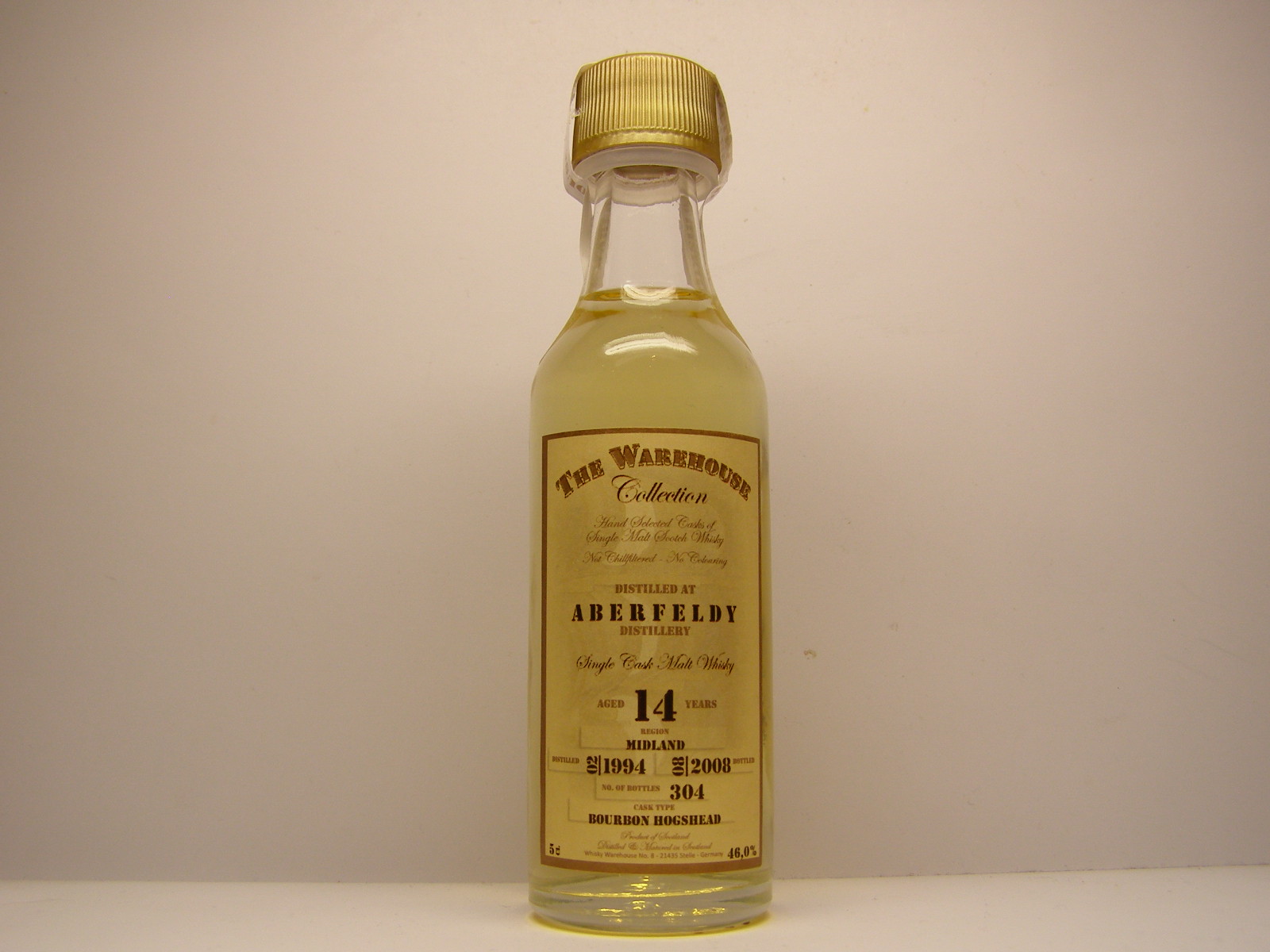 SCMW 14yo 1994-2008 "The Warehouse Collection" 5cl 46% 