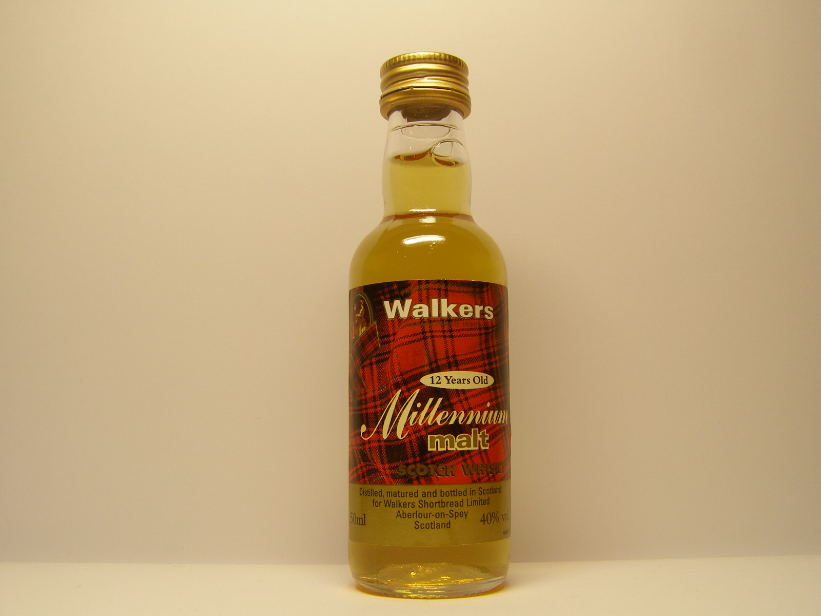 WALKERS Millennium MSW 12yo 50ml 40%vol.