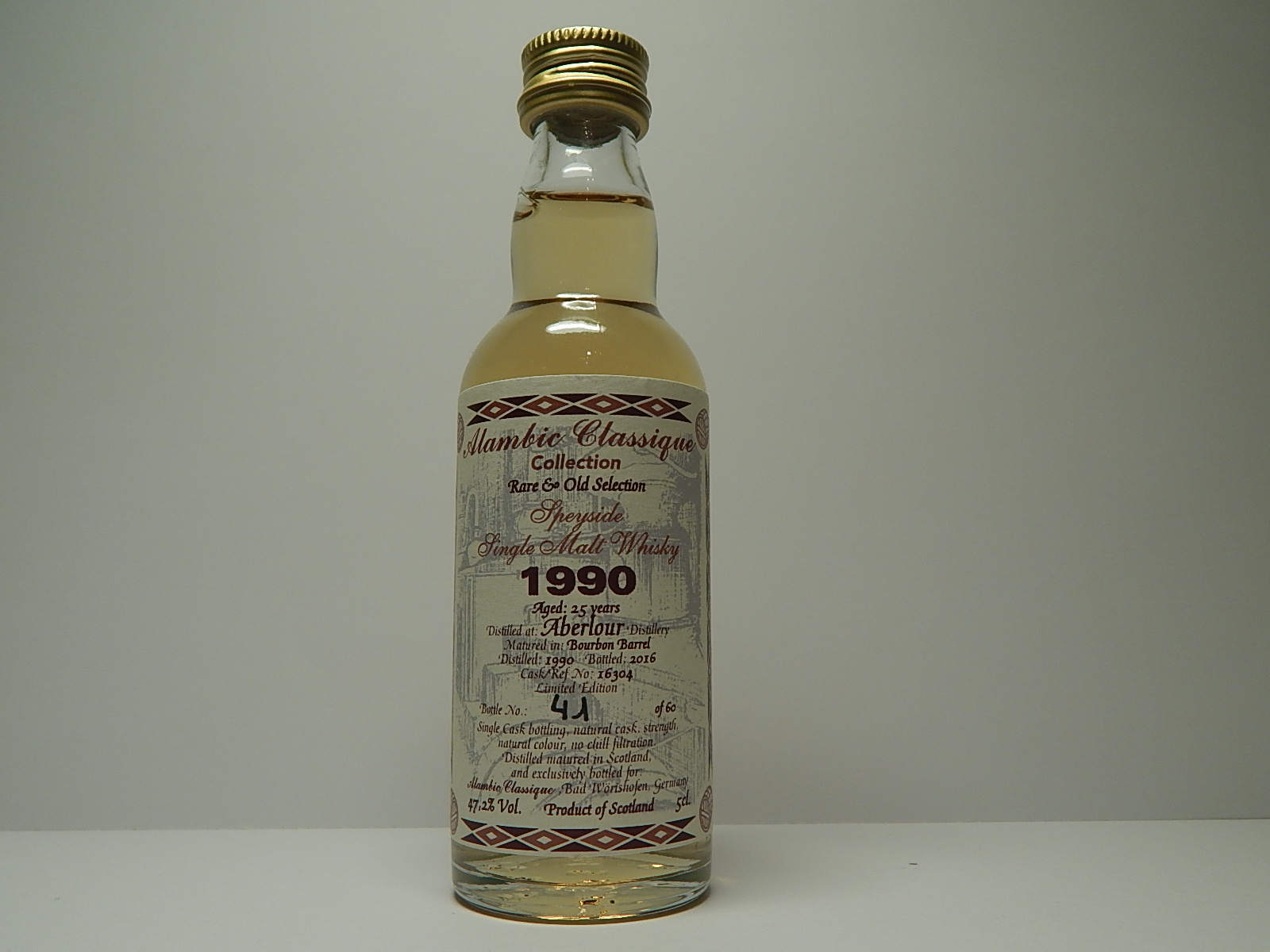 SSMSW 25yo 1990-2016 "Alambic Classique" 5cl. 47,2%Vol.