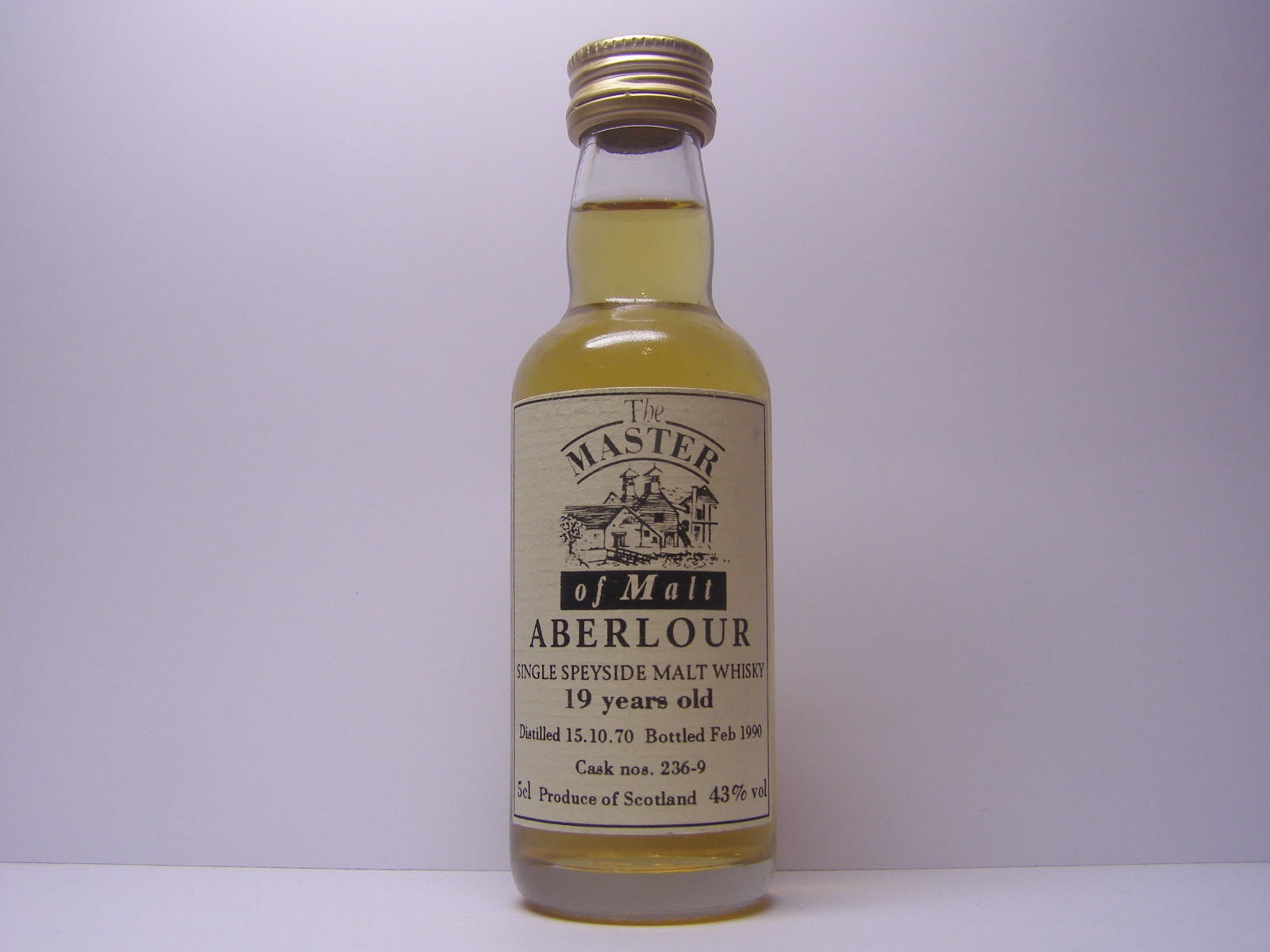 SSMW 19yo 1970-1990 "Master of Malt" 5cl 43%vol