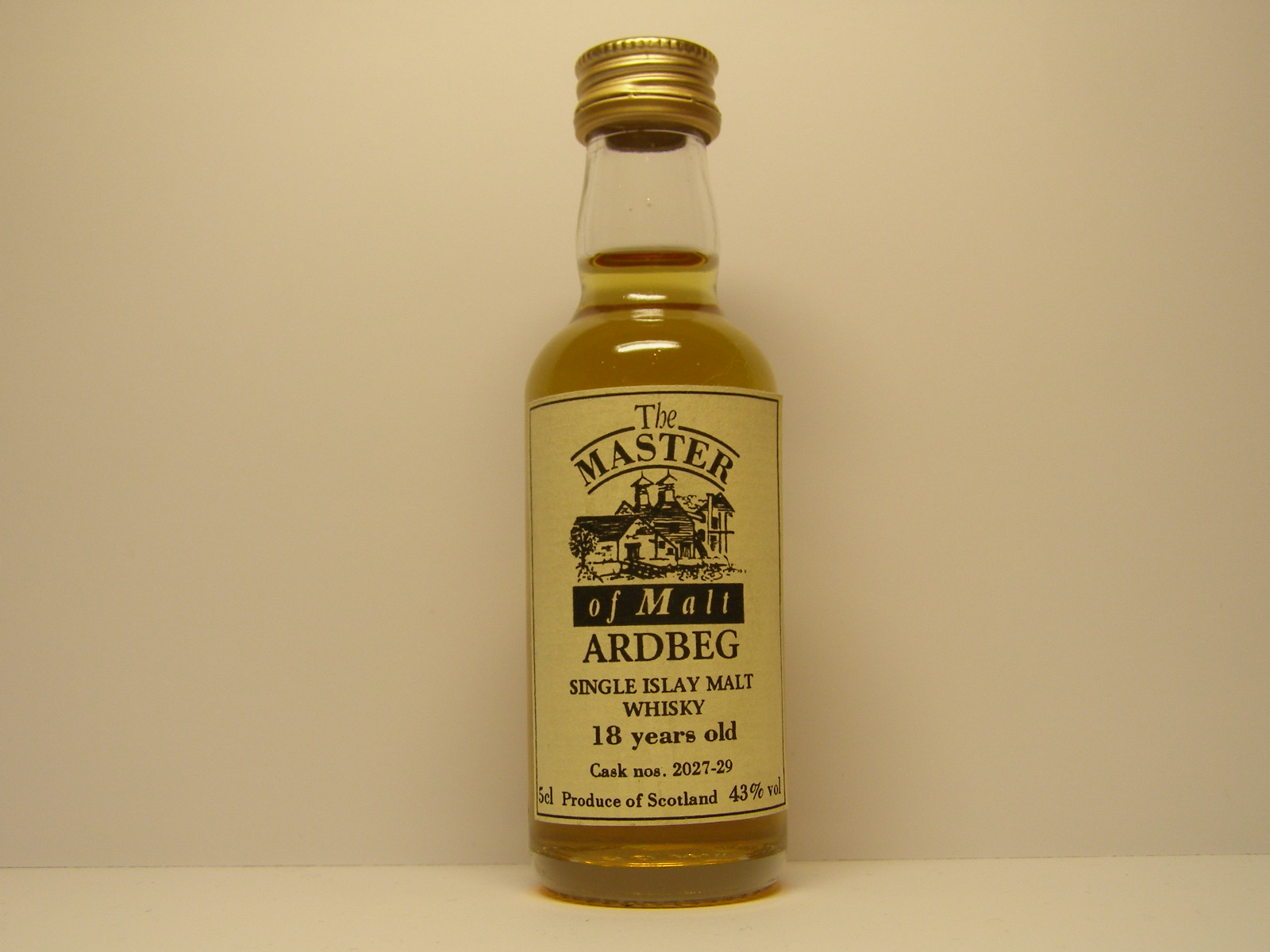 SIMW 18yo "Master of Malt" 5cl 43%vol