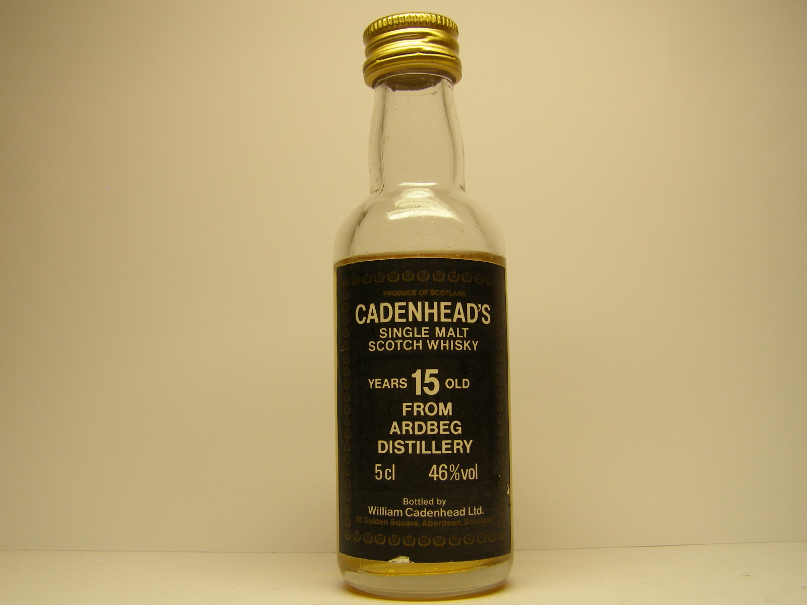 SMSW 15yo "Cadenhead´s" 5cl 46%vol