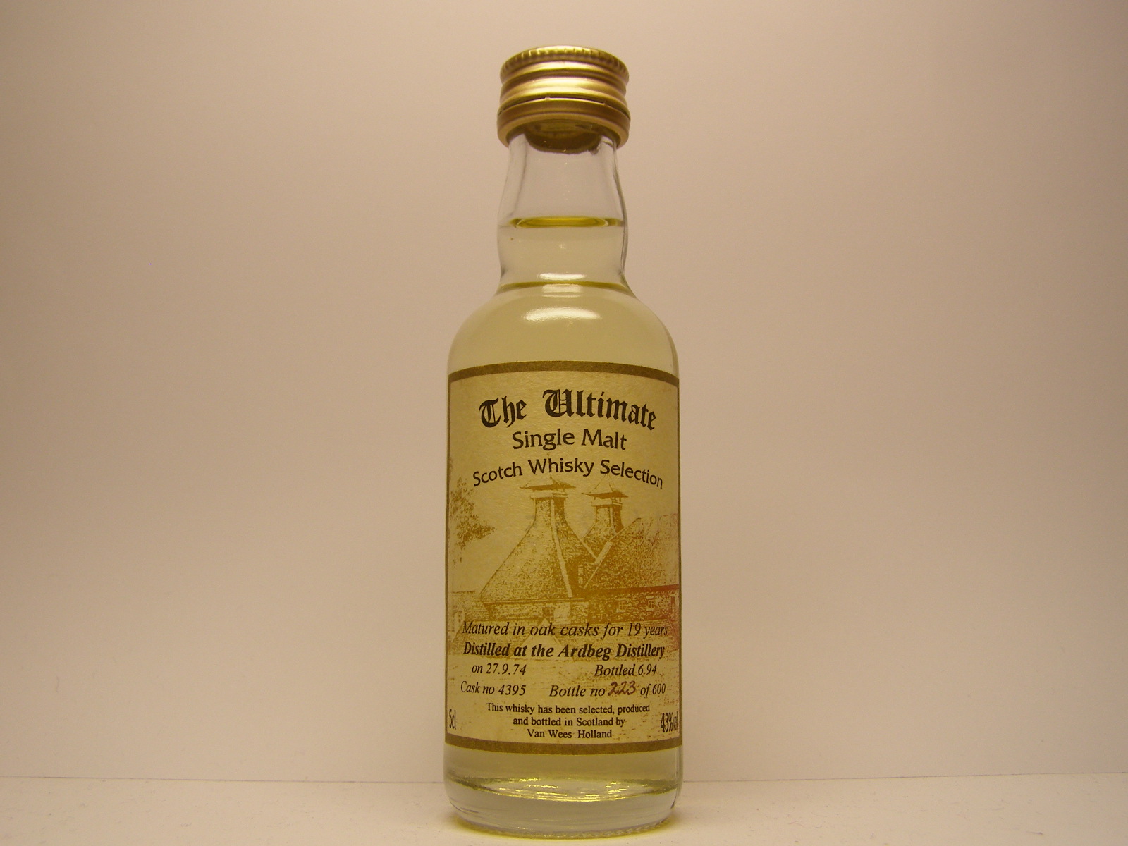 SMSW 19yo 1974-1994 "Ultimate" 5cl 43%vol