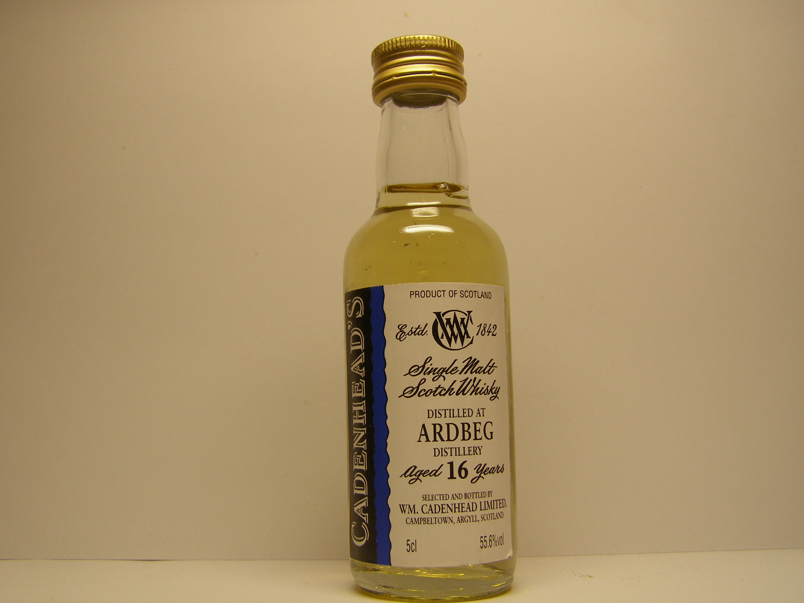 SMSW 16yo "Cadenhead´s" 5cl 55,6%vol 