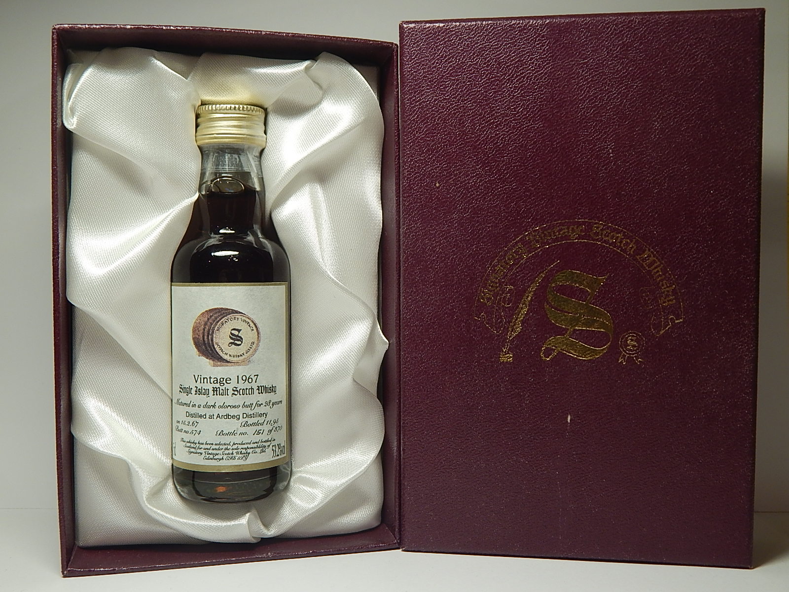 SIMSW 28yo 1967-1995 "Signatory" 5cl 53,2%vol