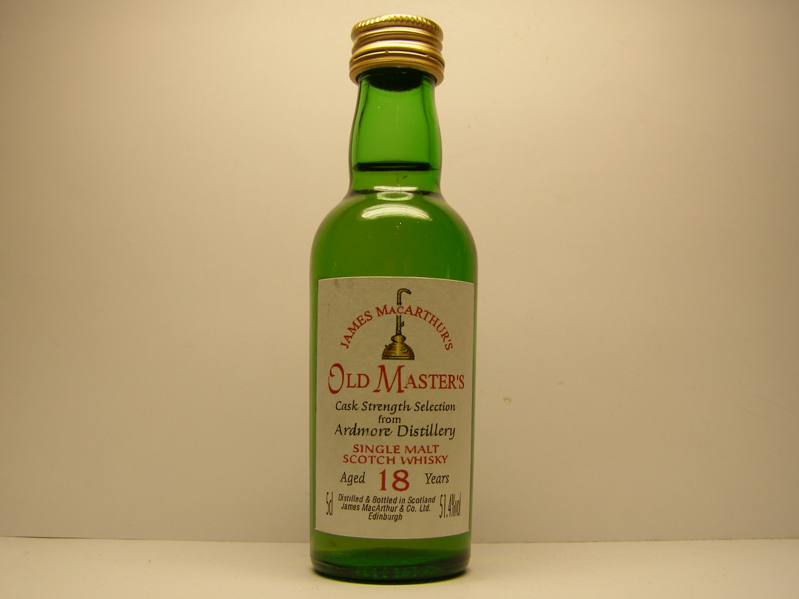 OLD MASTER´S SMSW 18yo "James MacArthur´s" 5cl 51,4%vol