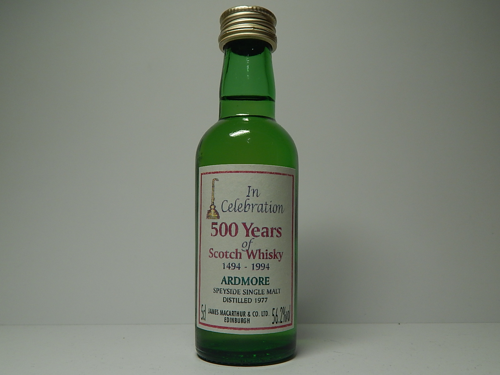 In Celebration SSMSW 1977 "James MacArthur´s" 5cl 56,2%vol