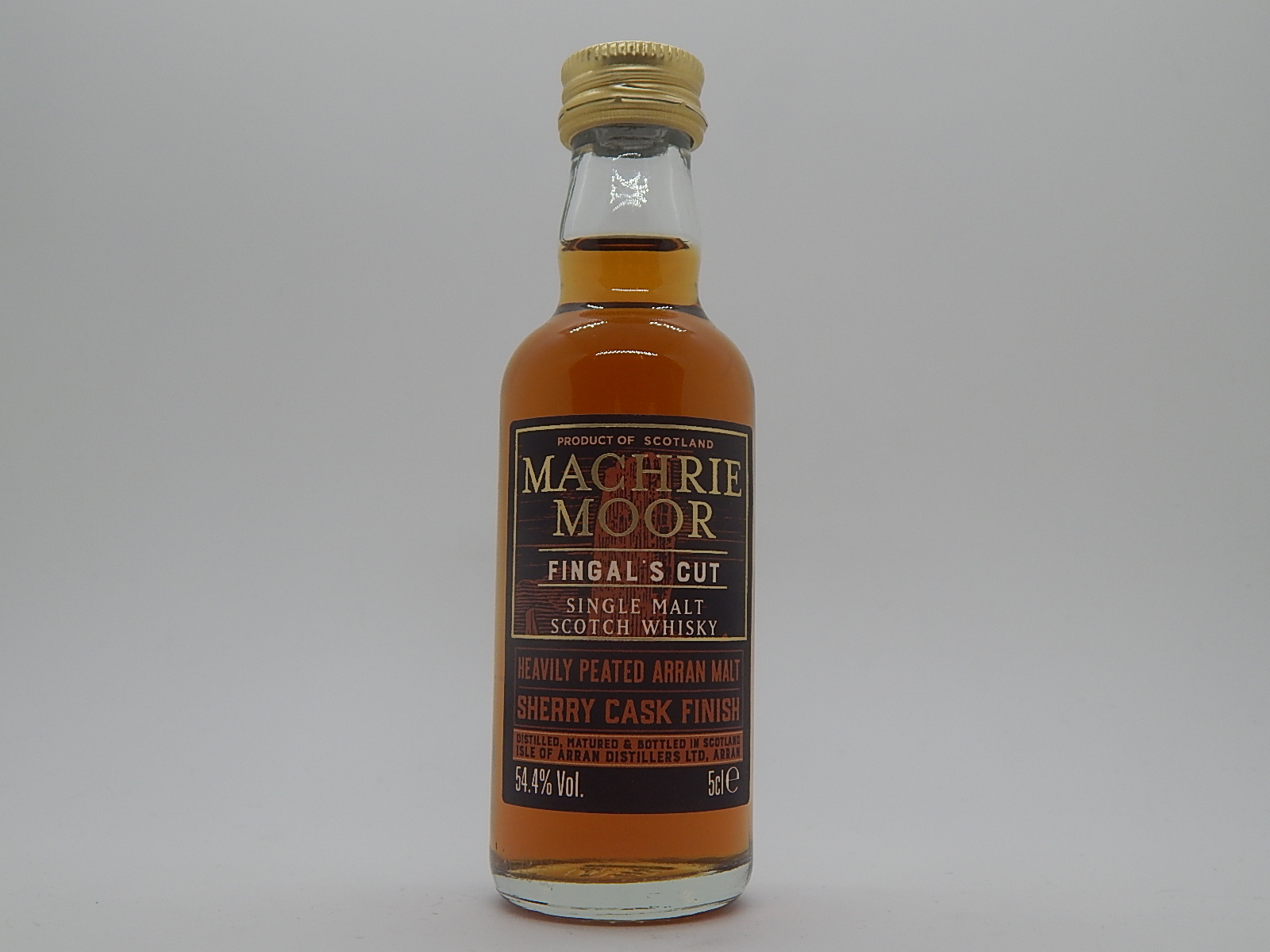 MACHRIE MOOR Fingal´s Cut SMSW Sherry Cask 5cl 54,4%Vol.