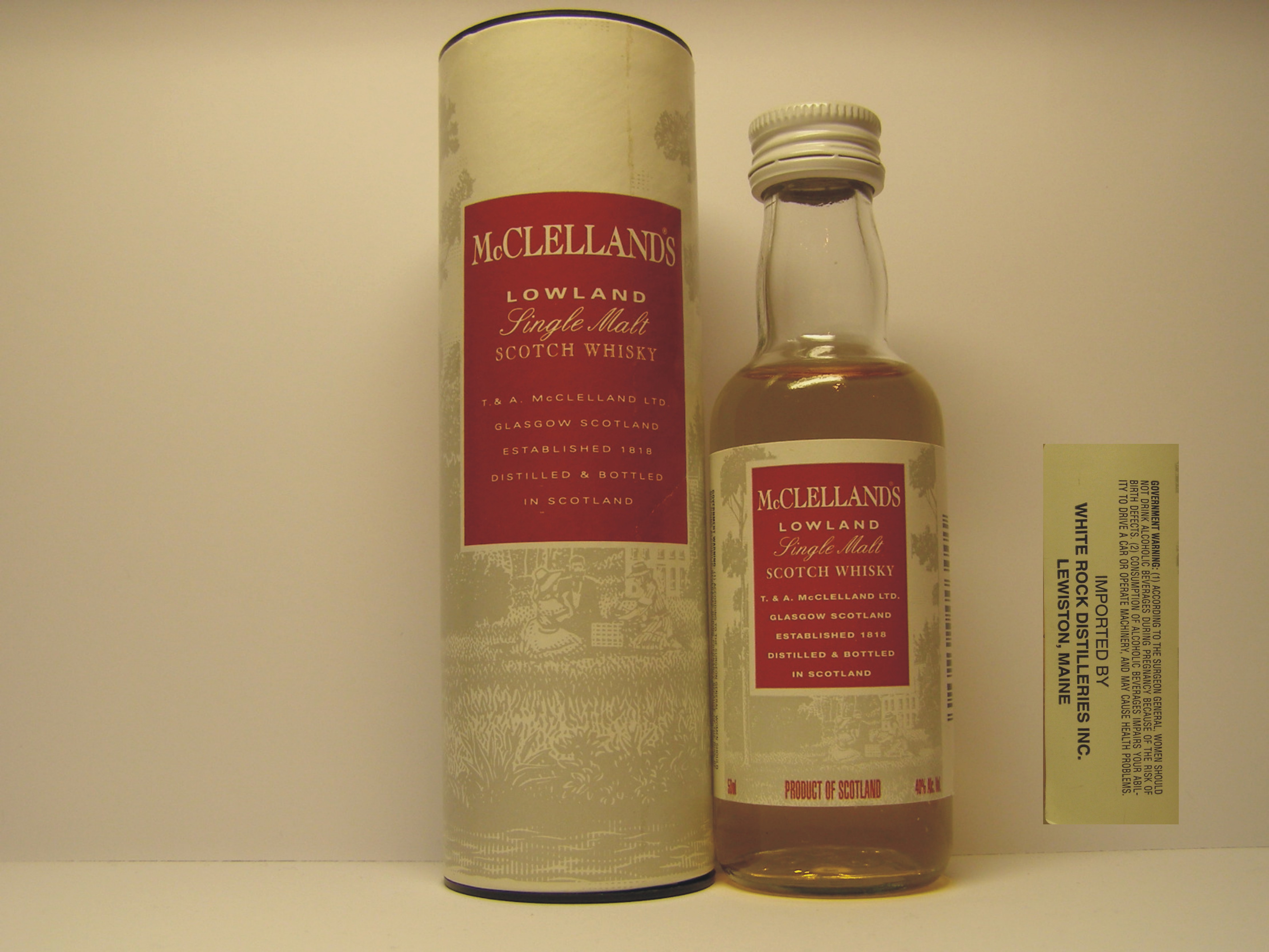 McCLELLAND´S LSMSW 50ml 40%Alc.Vol.