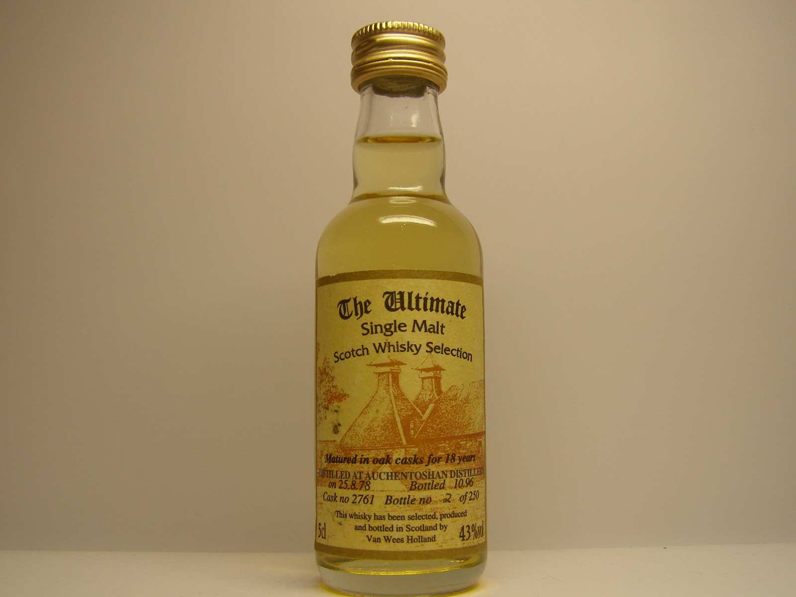 SMSW Selection 18yo 1978-1996 "Ultimate" 5cl 43%vol