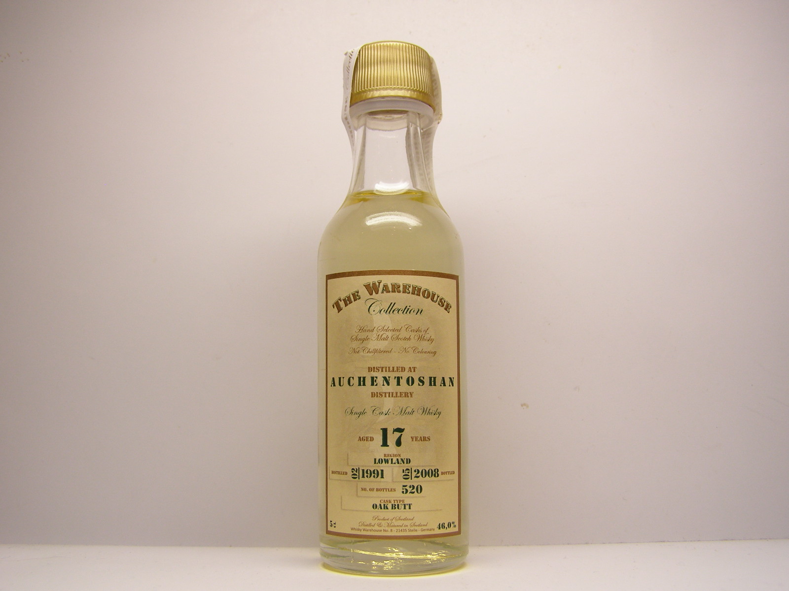 SCMW 17yo 1991-2008 "The Warehouse Collection" 5cl 46%