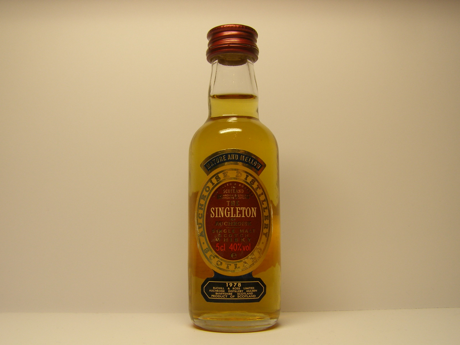 SINGLETON SMSW 1978 5cl 40%vol