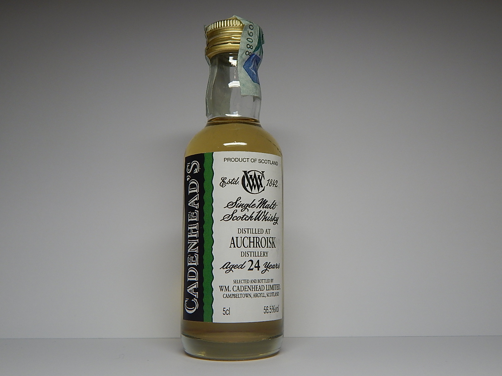 SMSW 24yo "Cadenhead´s" 5cl 56,5%vol