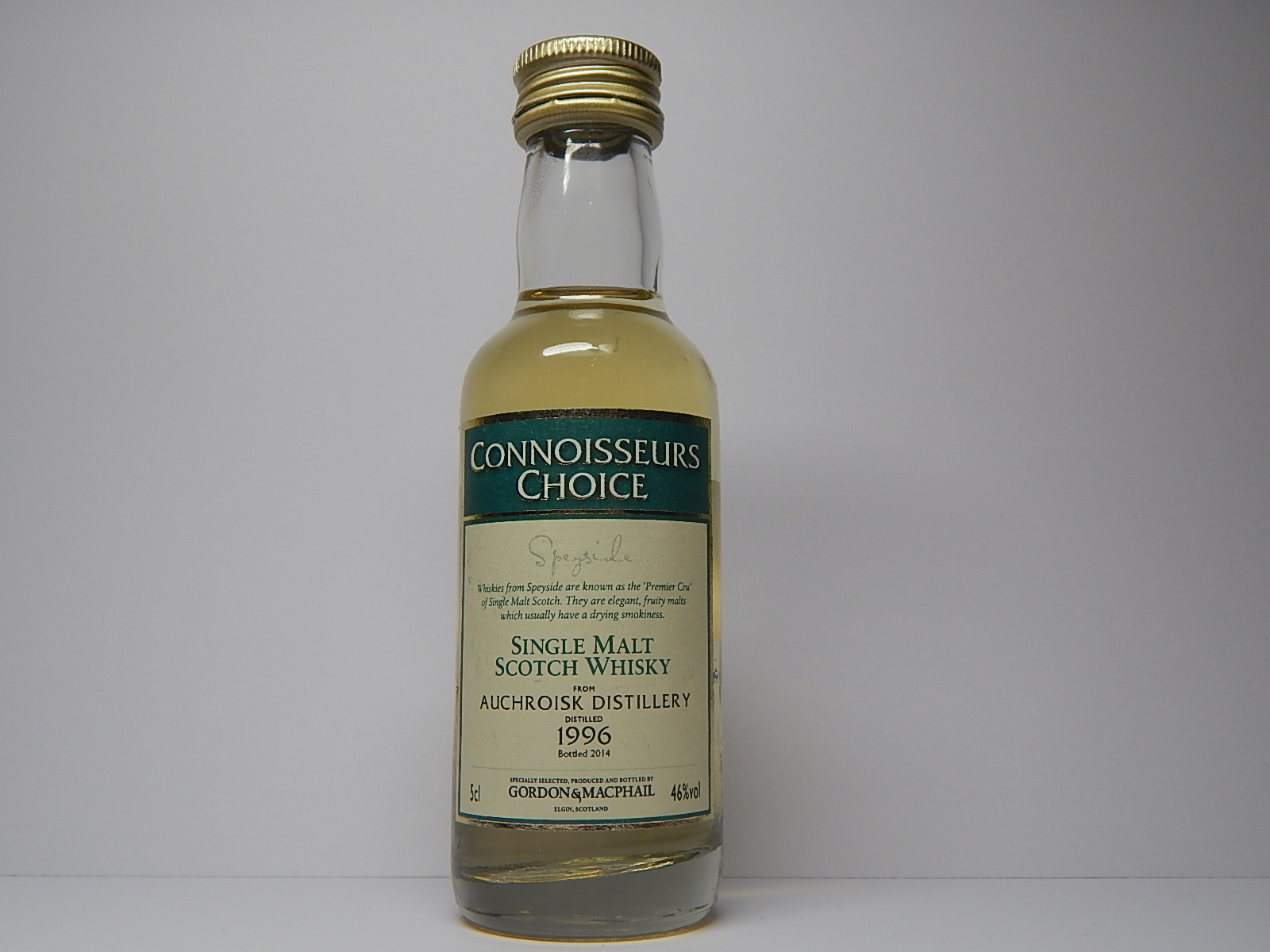 SSMSW 18yo 1996-2014 "Connoisseurs Choice" 5cl 46%vol