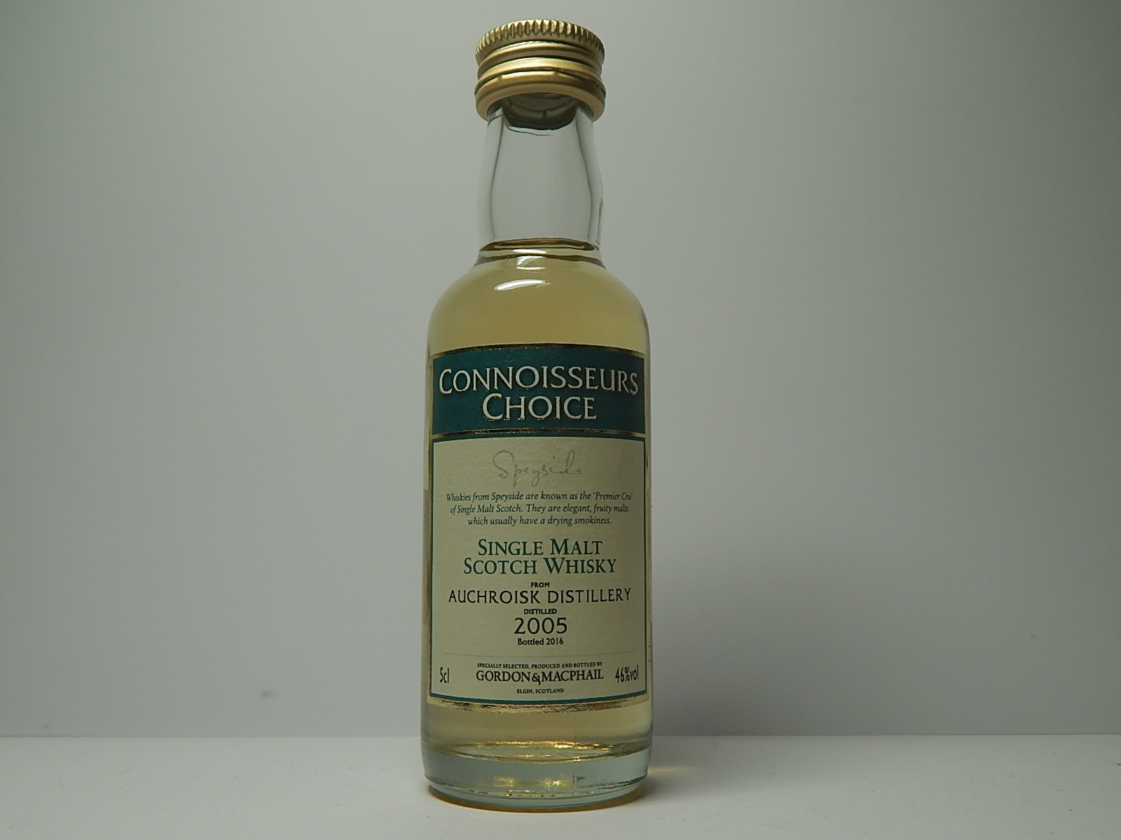 SMSW 11yo 2005-2016 "Connoisseurs Choice" 5cl 46%vol