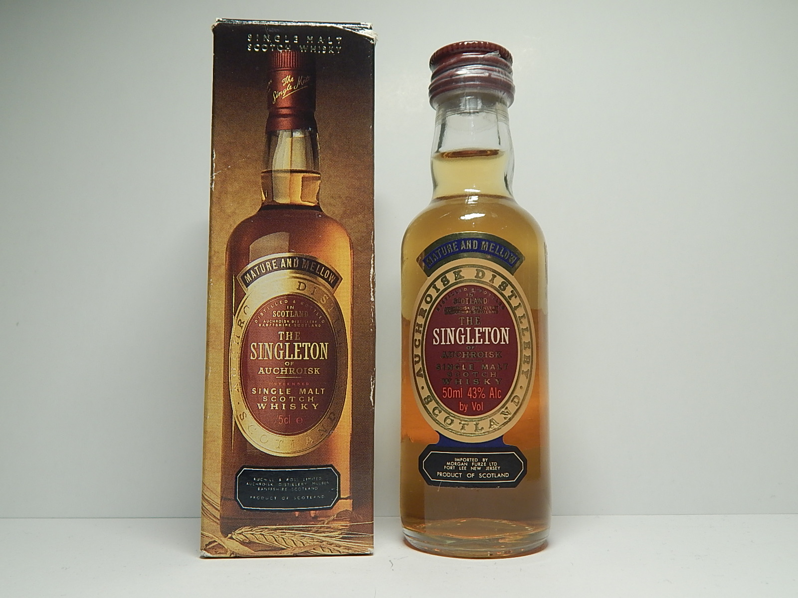 SINGLETON SMSW 1975 50ml 43% Alc by Vol "USA"