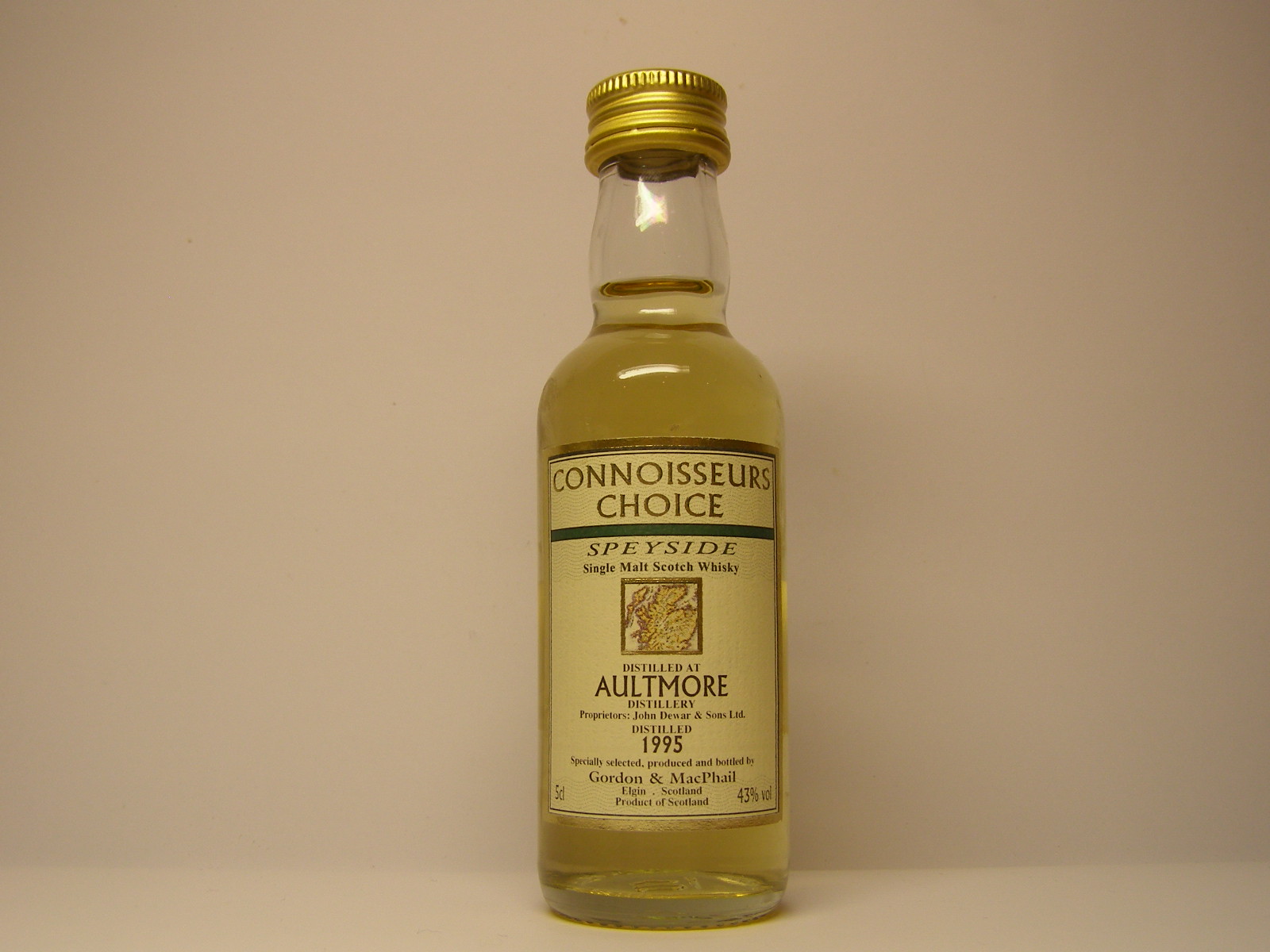 SSMSW 1995 "Connoisseurs Choice" 5cl 43%vol