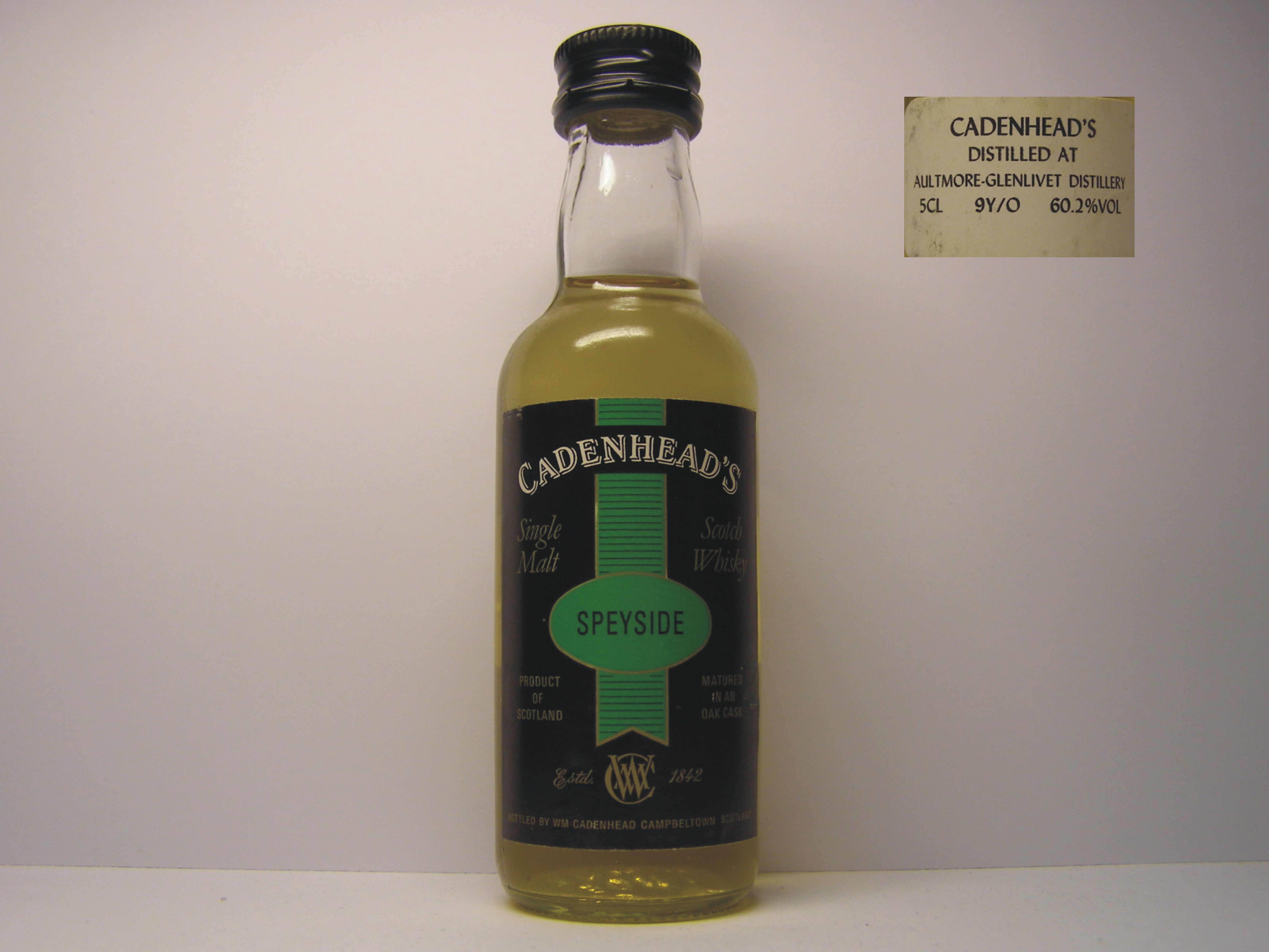 SSMSW 9yo "Cadenhead´s" 5Cl. 60,2%VOL