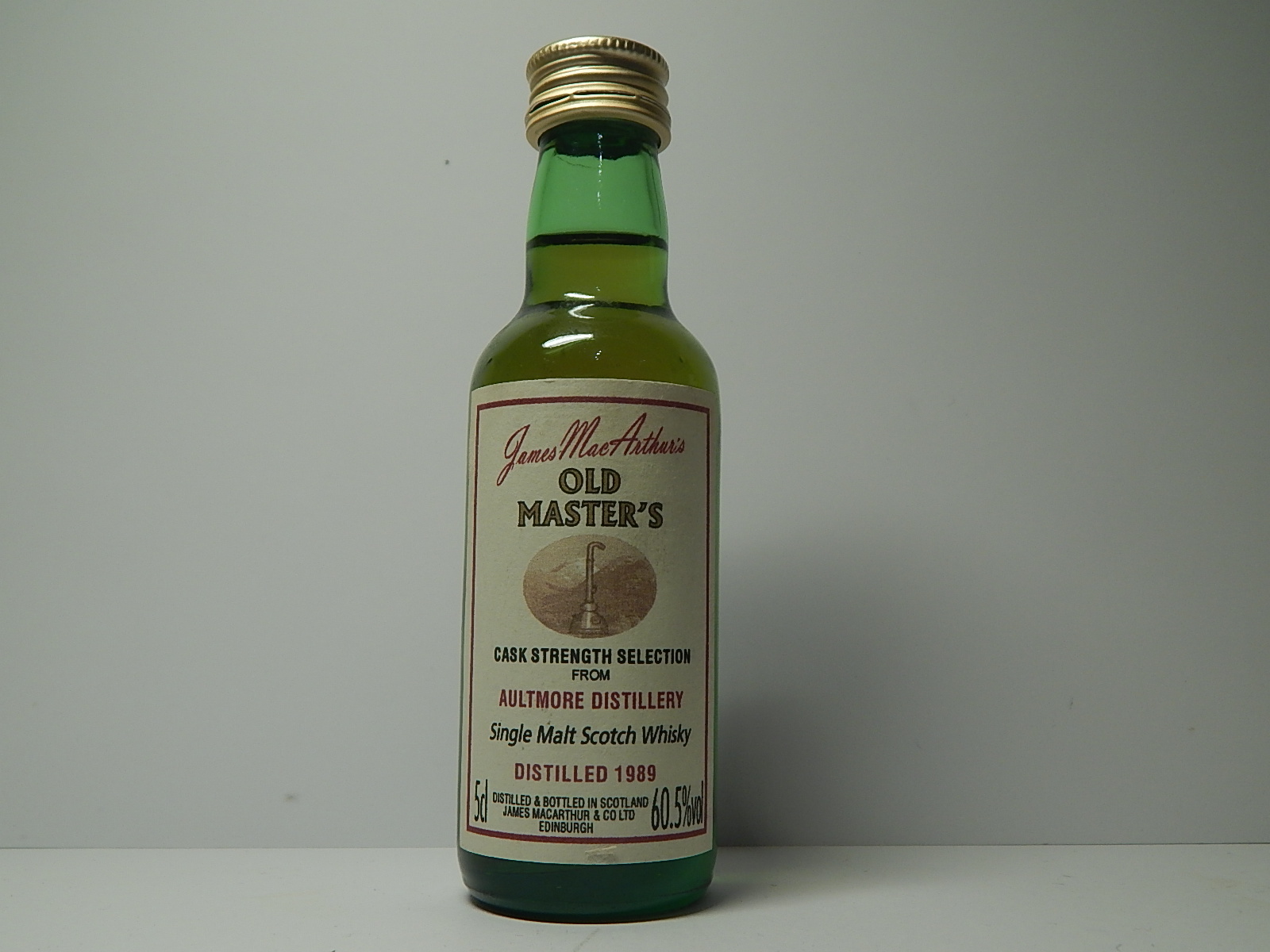 Old Master´s SMSW 1989 "James MacArthur´s" 5cl 60,5%vol