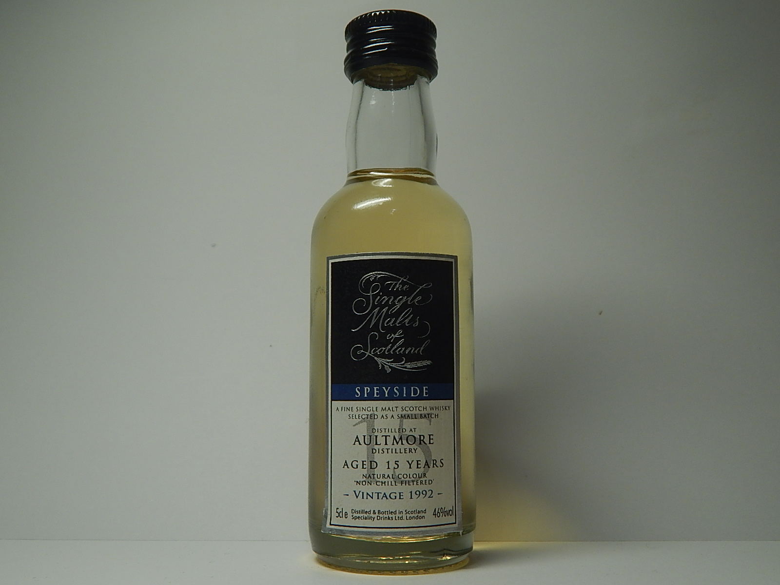 SSMSW 15yo 1992 "Single Malts of Scotland" 5cle 46%vol