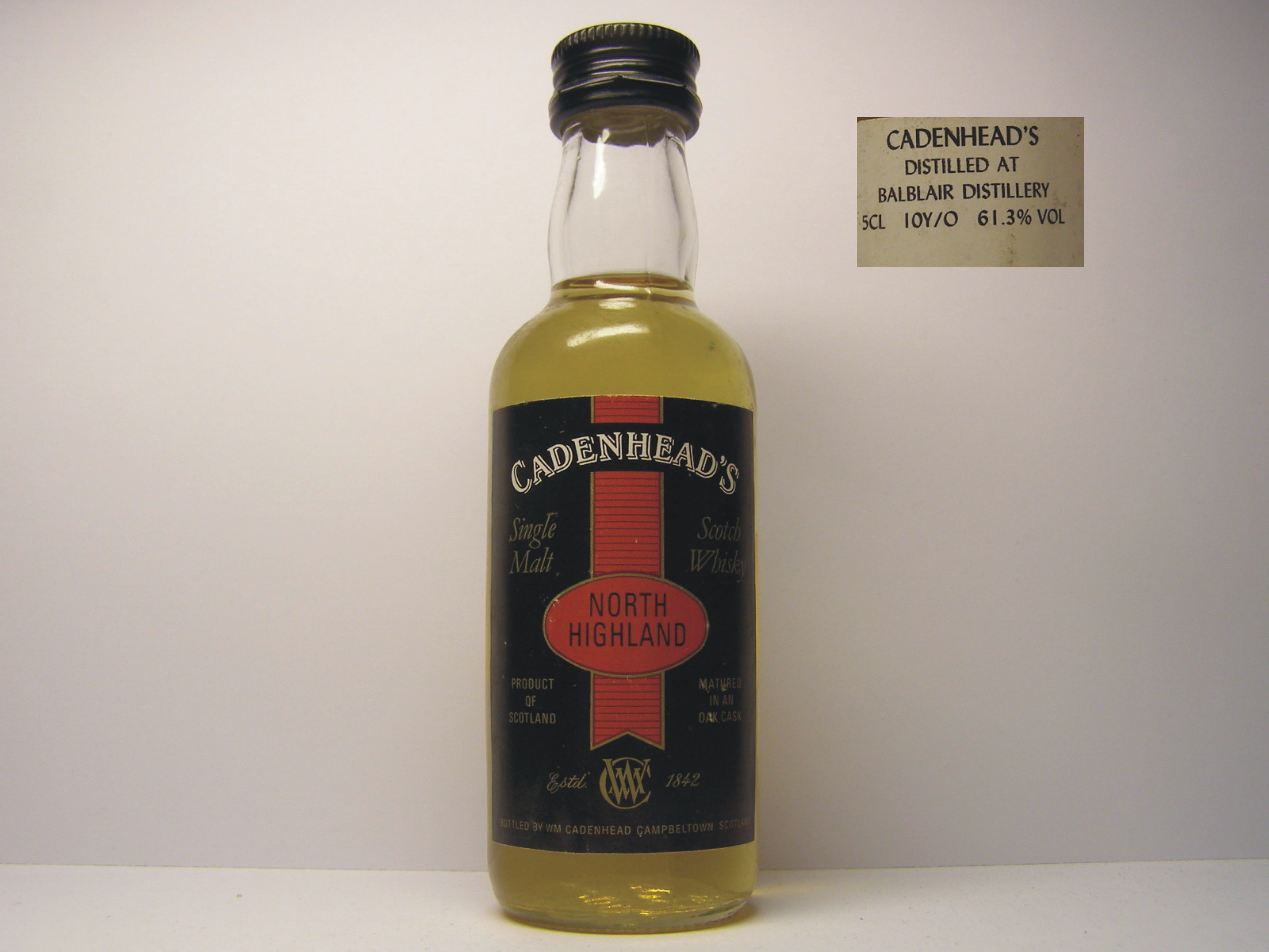 NHSMSW 10yo "Cadenhead´s" 5Cl. 61,3%VOL