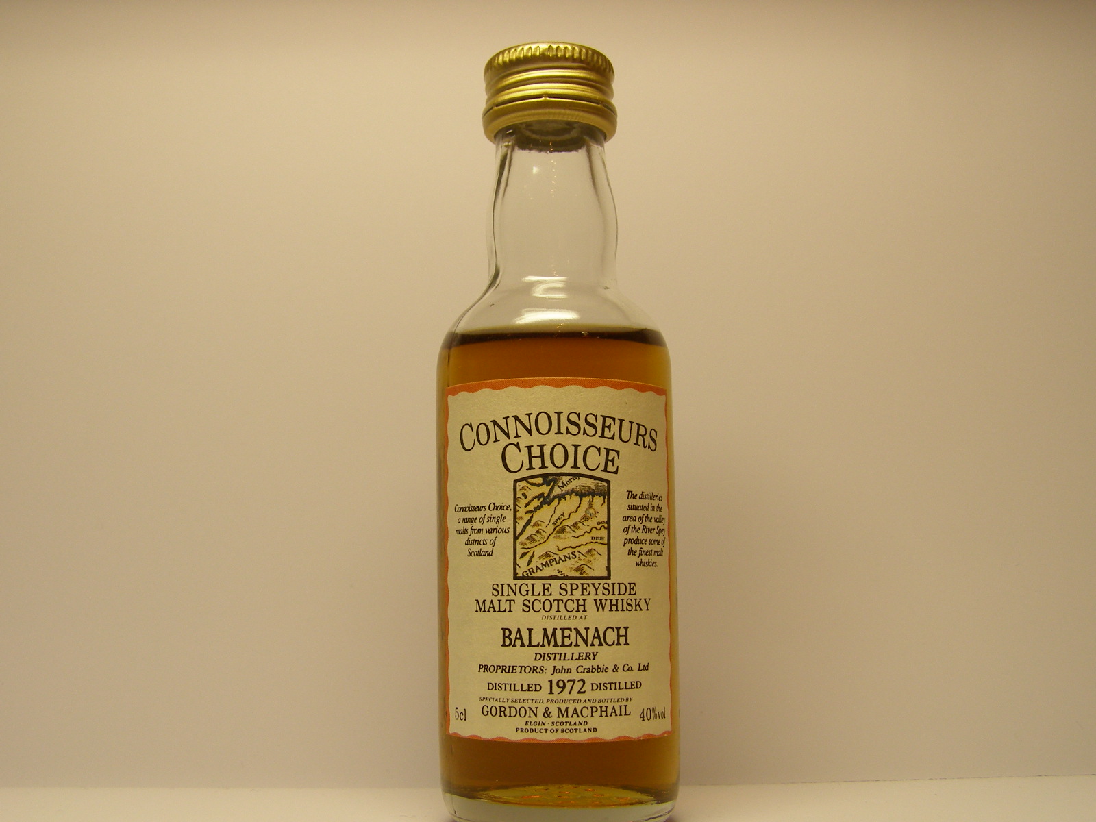 SSMSW 1972 "Connoisseurs Choice" 5cl 40%vol