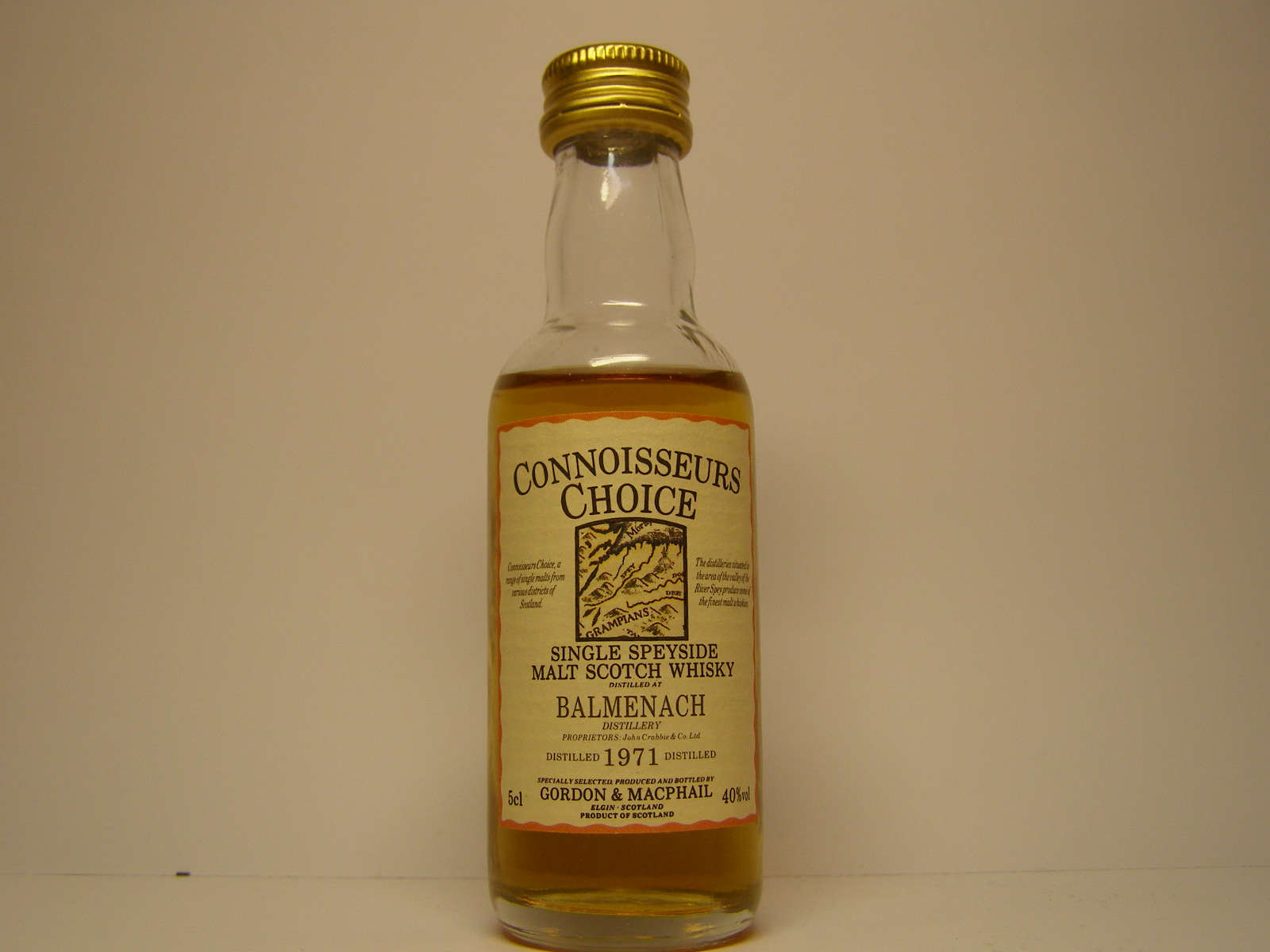 SSMSW 1971 "Connoisseurs Choice" 5cl 40%vol