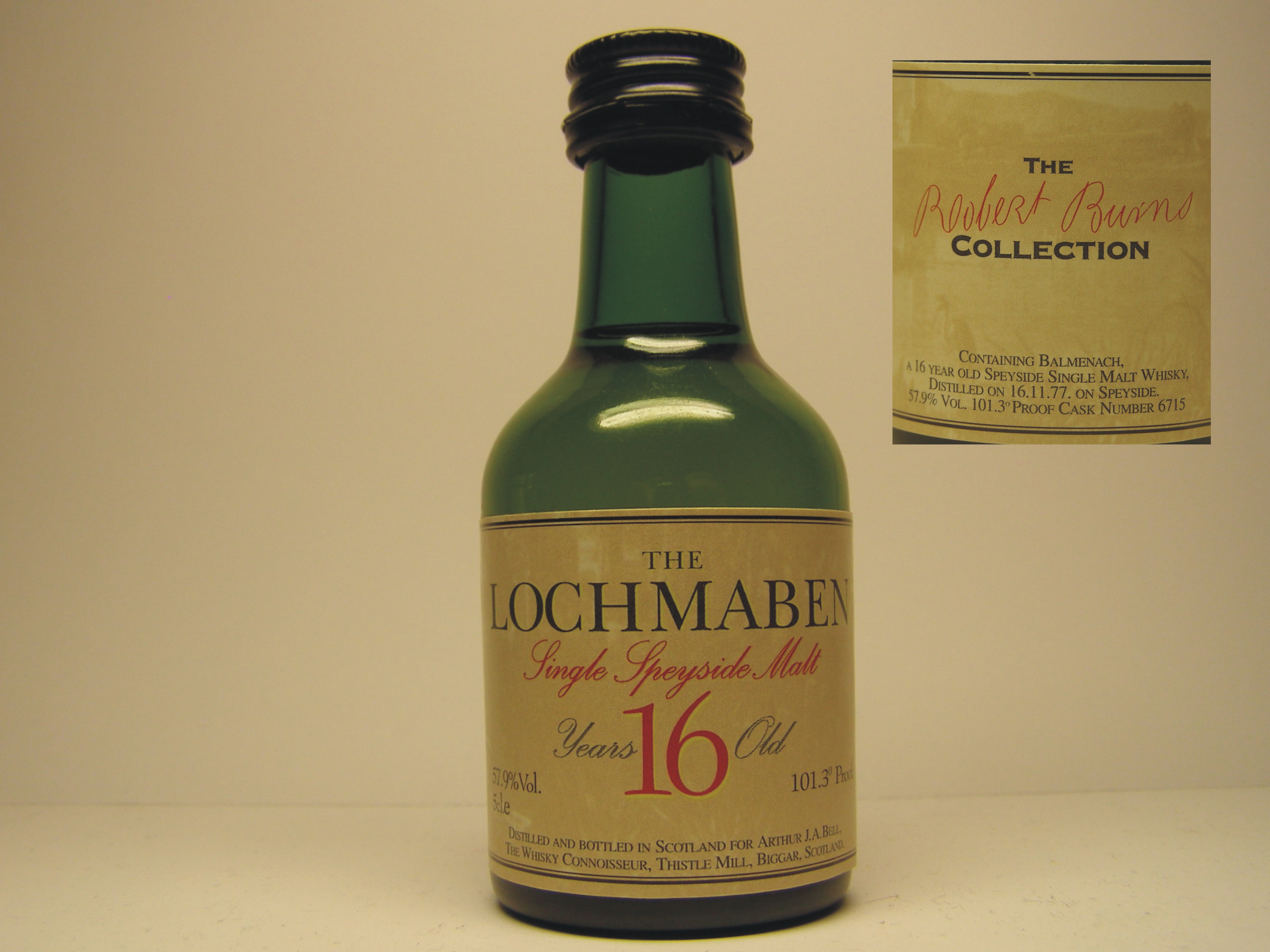 LOCHMABEN SSMSW 16yo 1977 5cl.e 57,9%Vol. 101,3´Proof