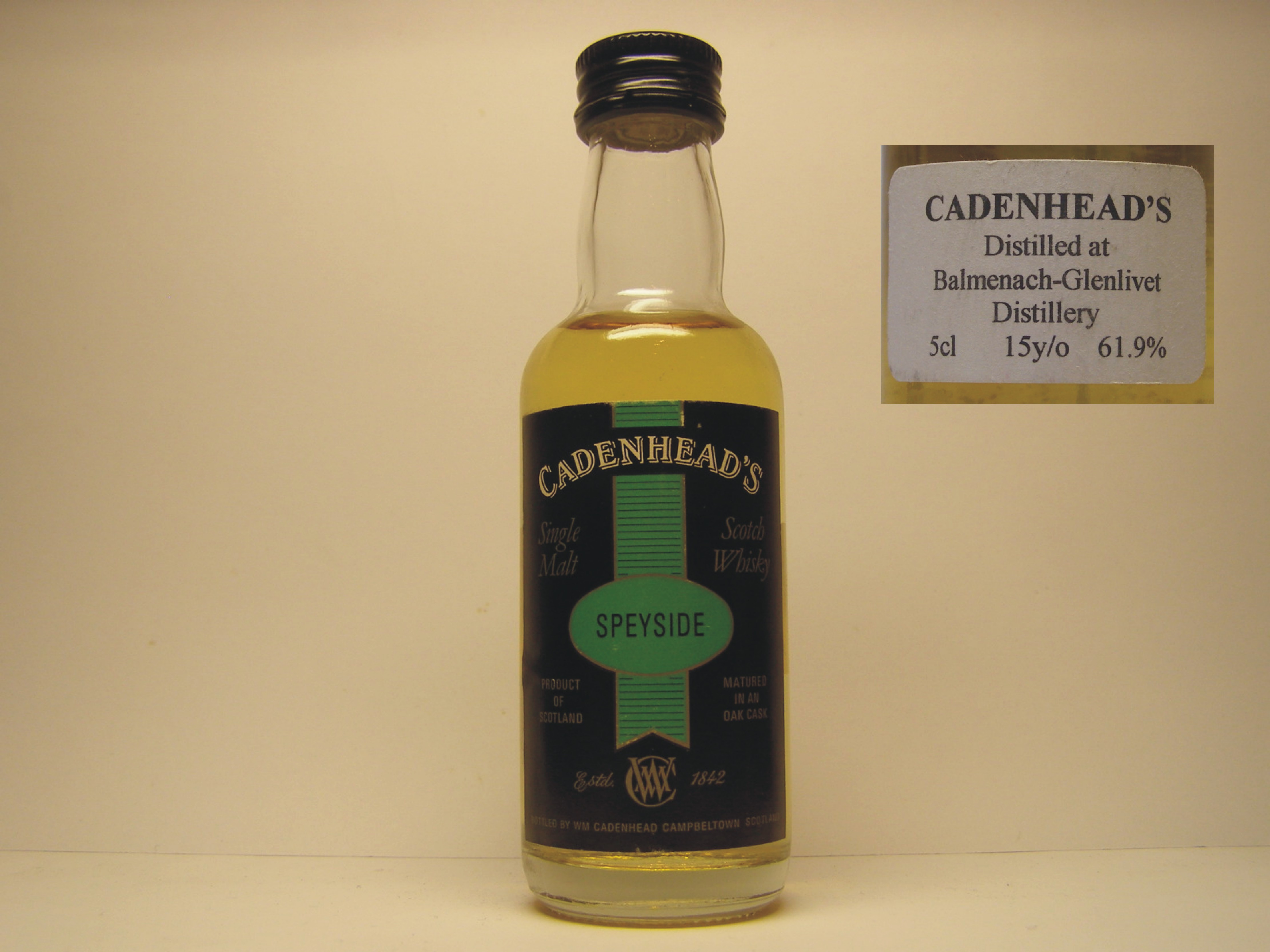 SSMSW 15yo "Cadenhead´s" 5cl 61,9%