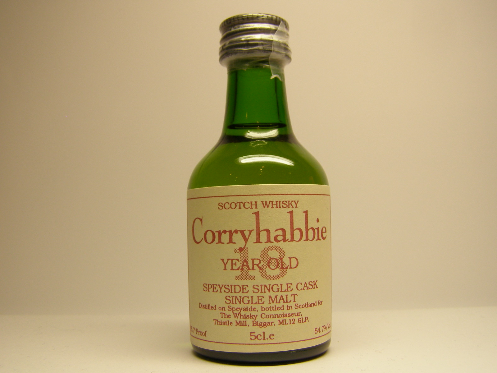 CORRYHABBIE SSCSMSW 18yo 5cl.e 54,7%Vol. 95,7´Proof