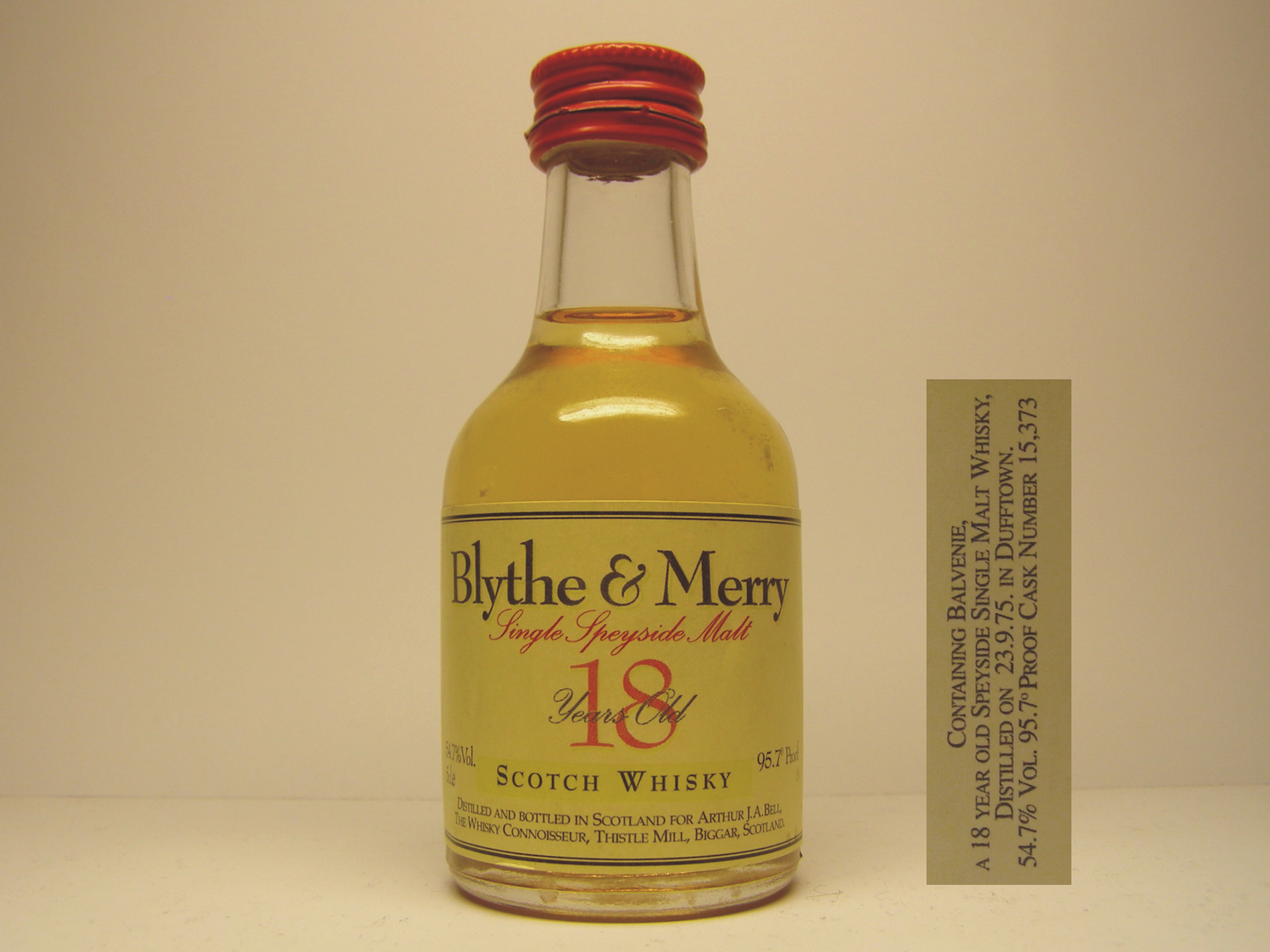 BLYTHE & MERRY SSMSW 18yo 1975 5cl.e 54,7%Vol. 95,7´Proof 