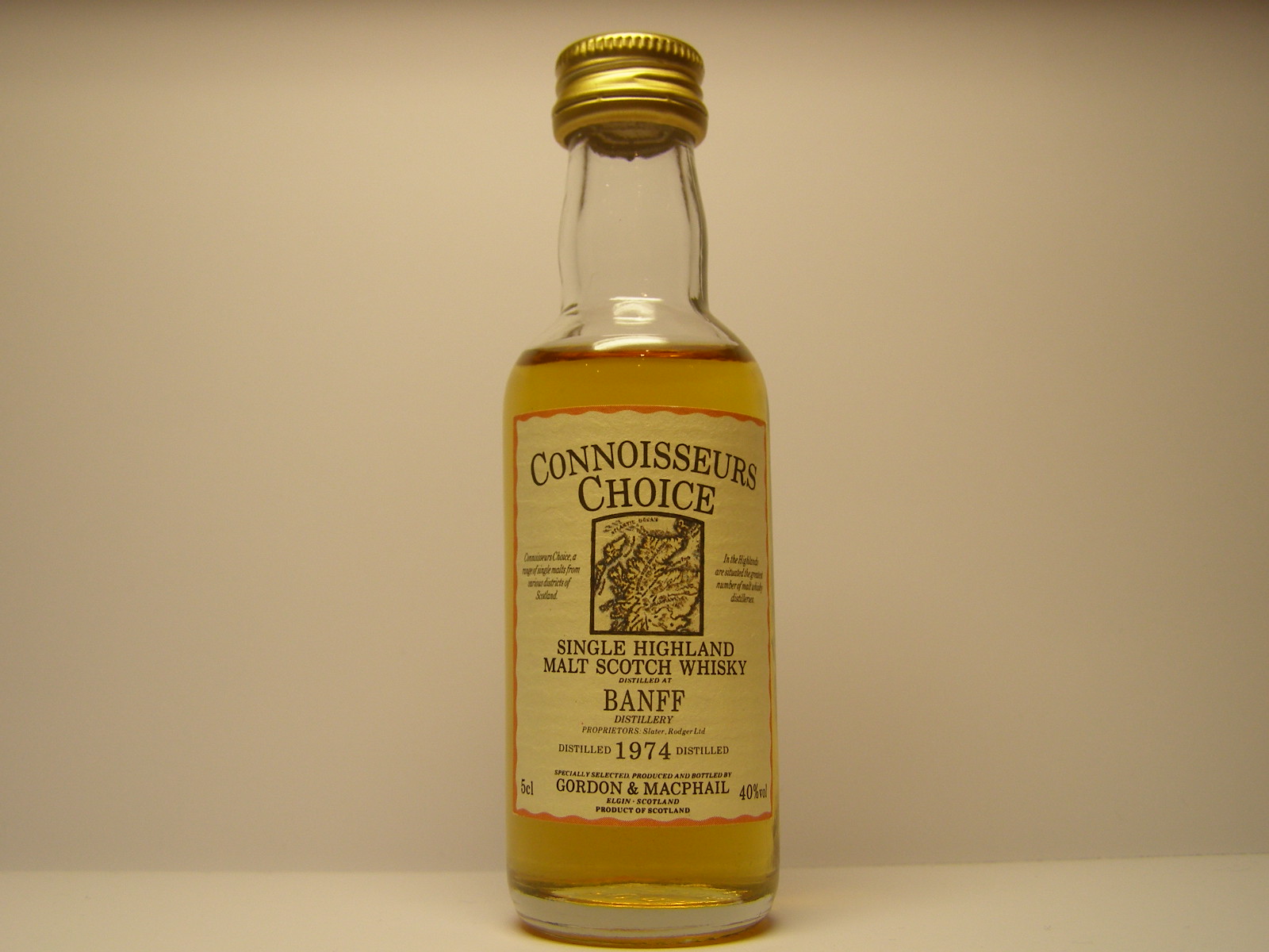 SHMSW 1974 "Connoisseurs Choice" 5cl 40%vol