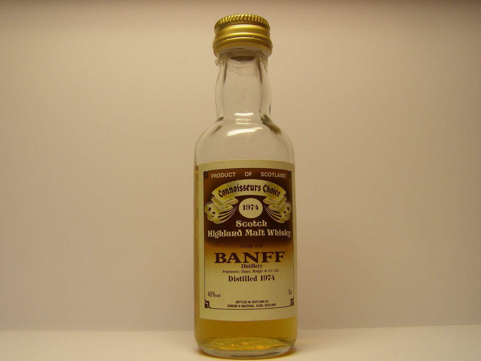 SHMW 1974 "Connoisseurs Choice" 5cl 40%vol