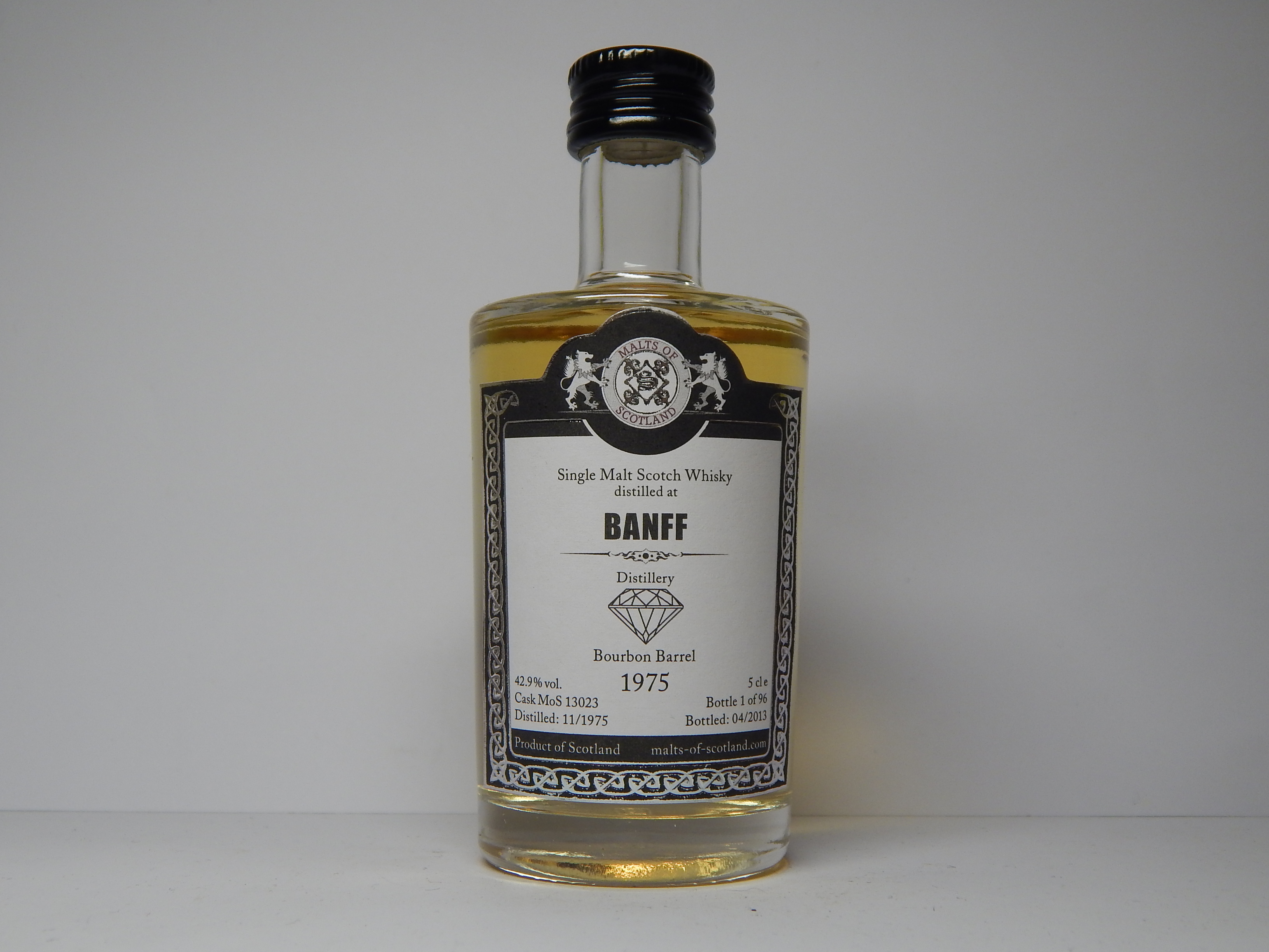 SMSW Bourbon Barrel 37yo 1975-2013 "Malts of Scotland" 5cle 42,9%vol. 