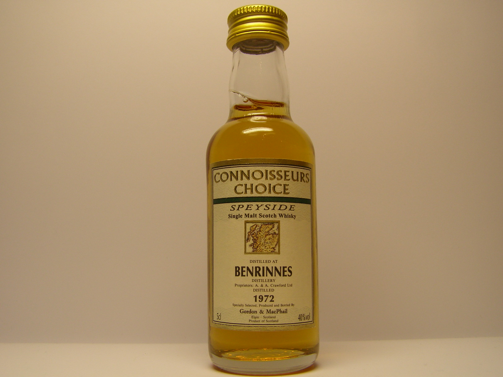 SSMSW 1972 "Connoisseurs Choice" 5cl 40%vol