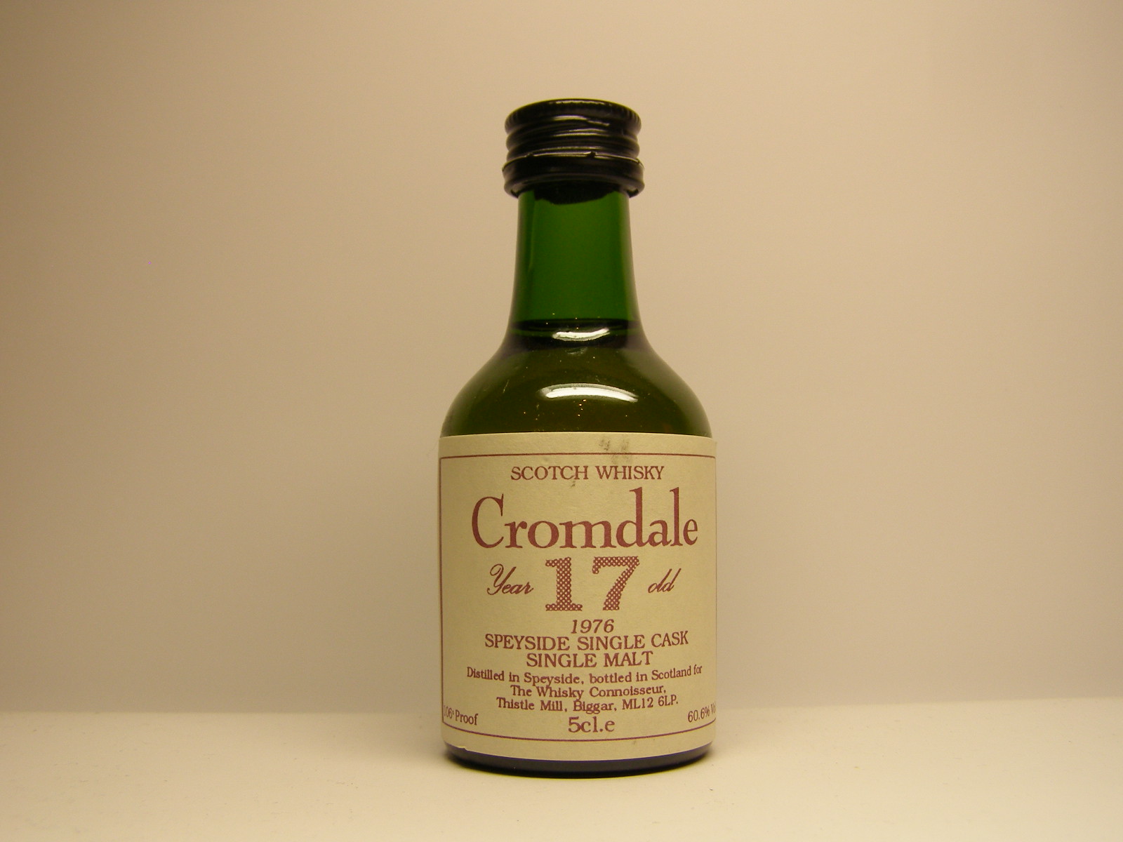 CROMDALE SSCSMSW 17yo 1976 5cl.e 60,6%Vol. 106´Proof