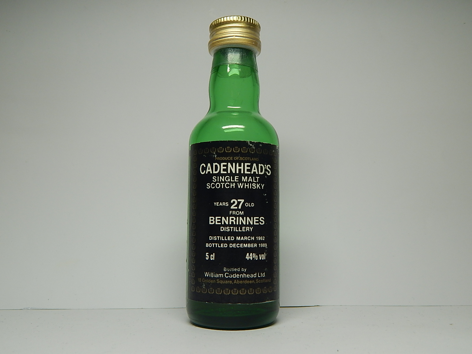 SMSW 27yo 1962-1989 "Cadenhead´s" 5cl 44%vol