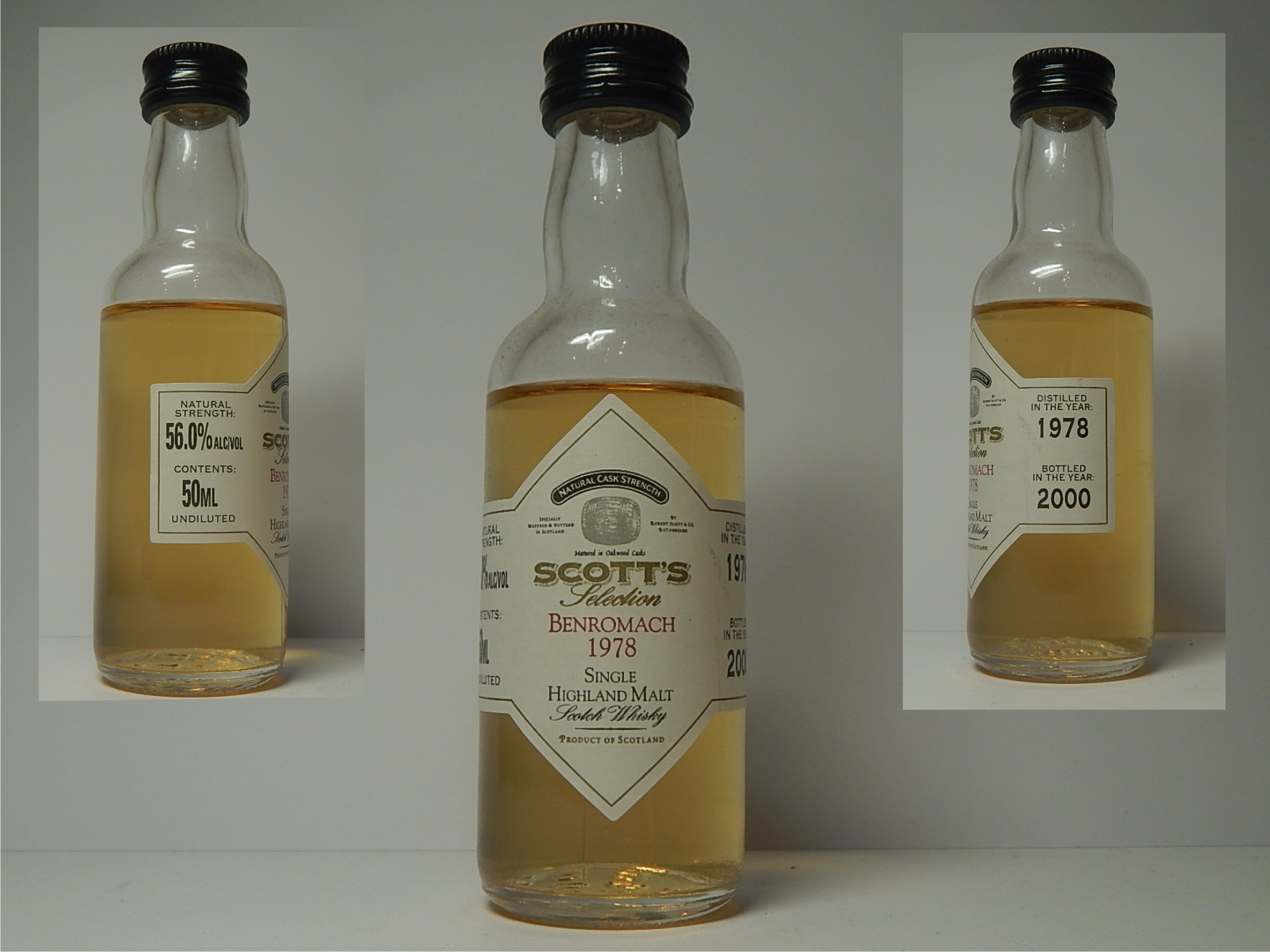 SHMSW 22yo 1978-2000 "Scott´s" 50ML 56,0%ALC/VOL