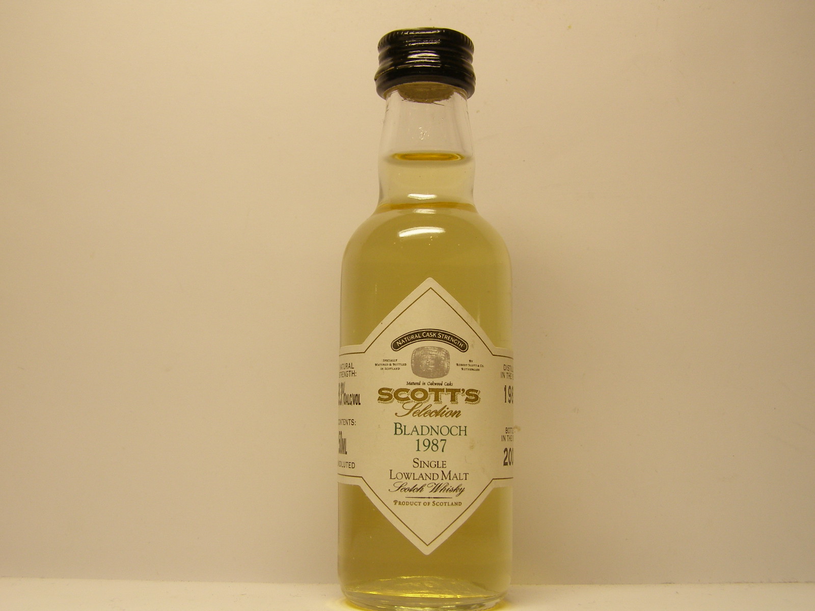 SLMSW 13yo 1987-2000 "Scott´s" 50ML 59,3%ALC/VOL