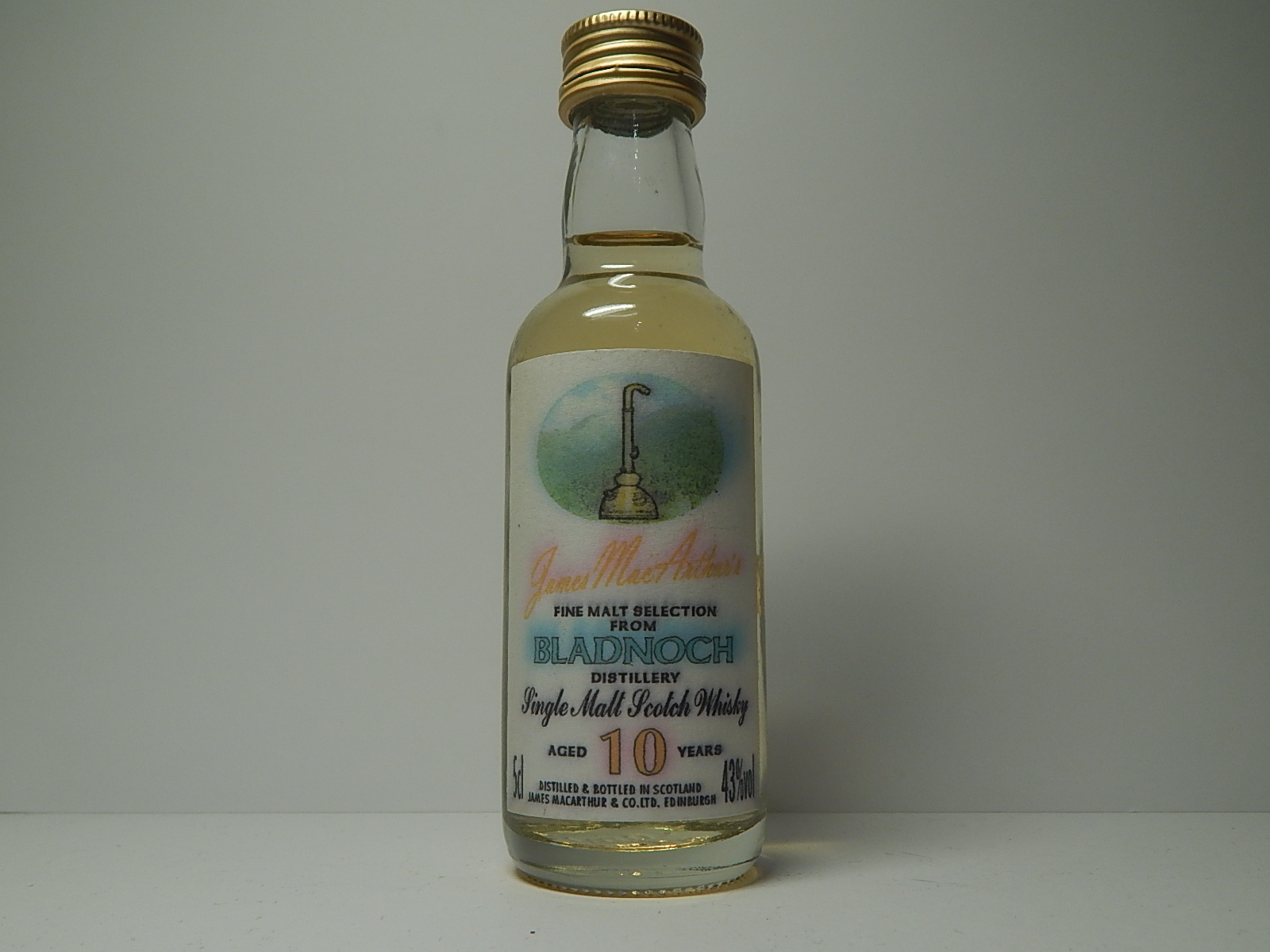 SMSW 10yo "James MacArthur´s" 5cl 43%vol