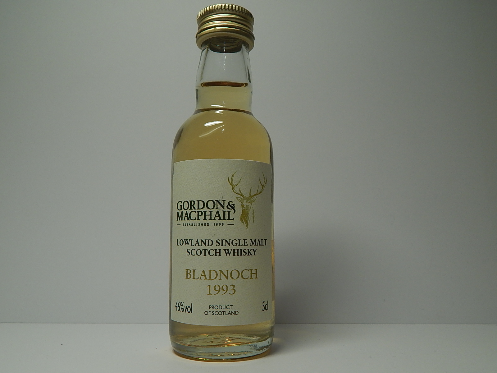 LSMSW 1993 "Gordon & Macphail" 5cl 46%vol