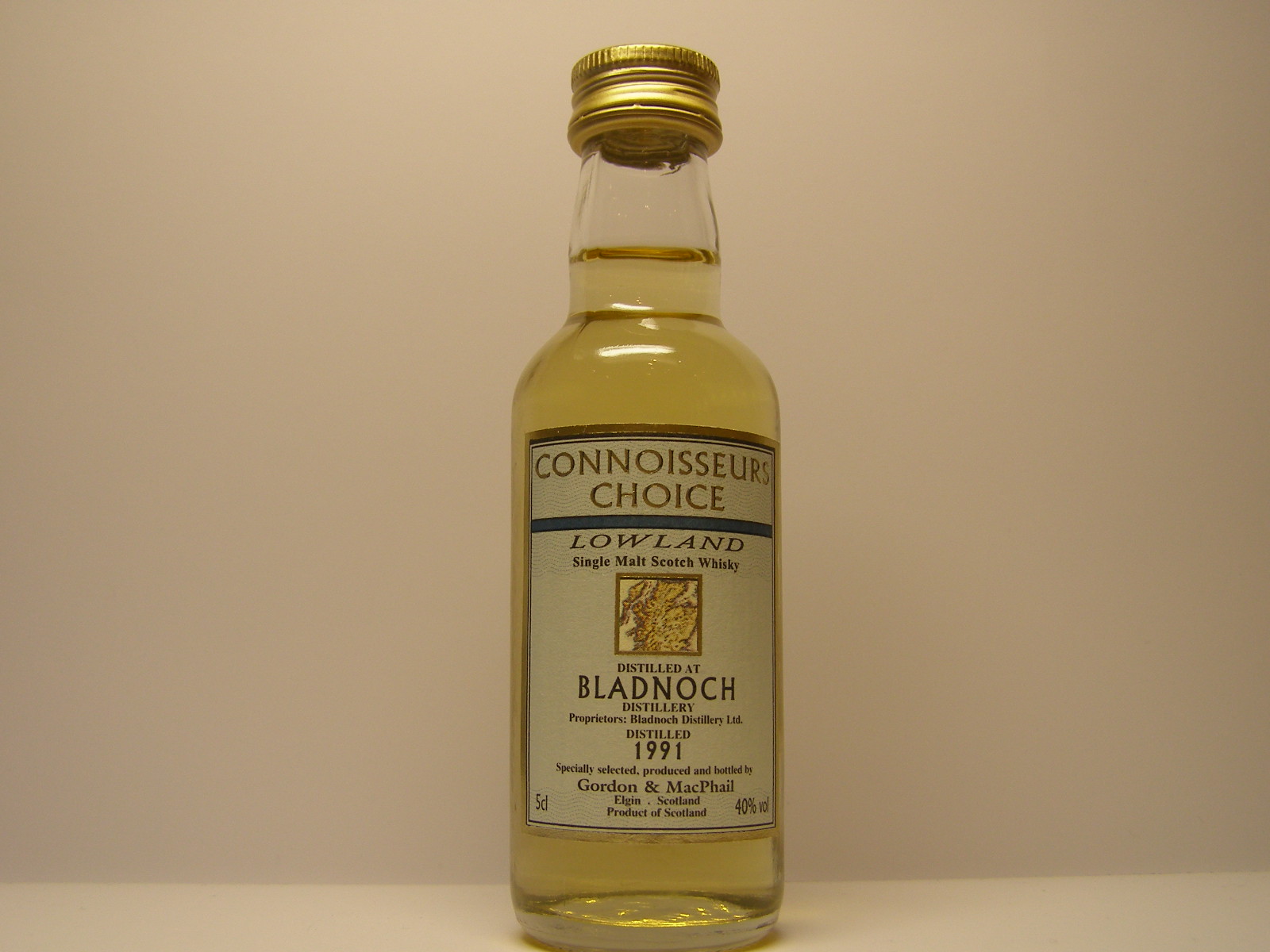 LSMSW 1991 "Connoisseurs Choice" 5cl 40%vol