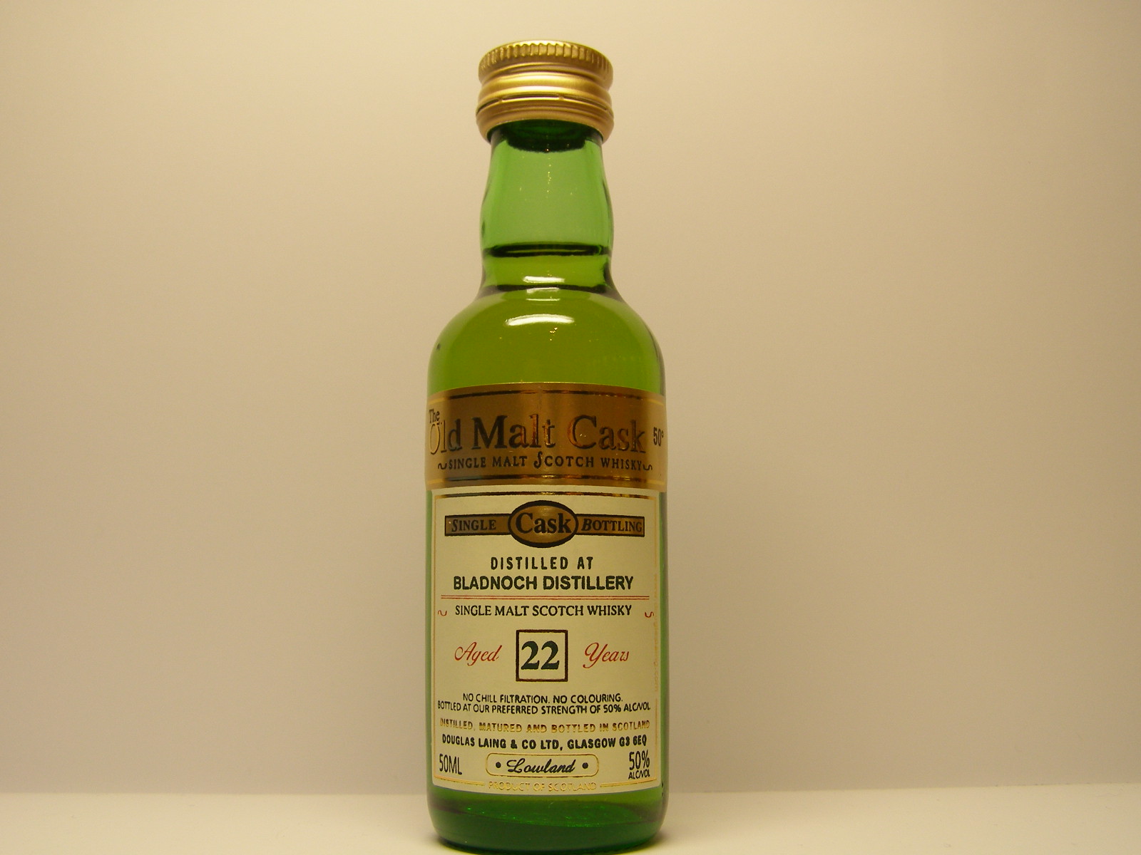 SMSW 22yo "Old Malt Cask" 50ML 50%ALC/VOL