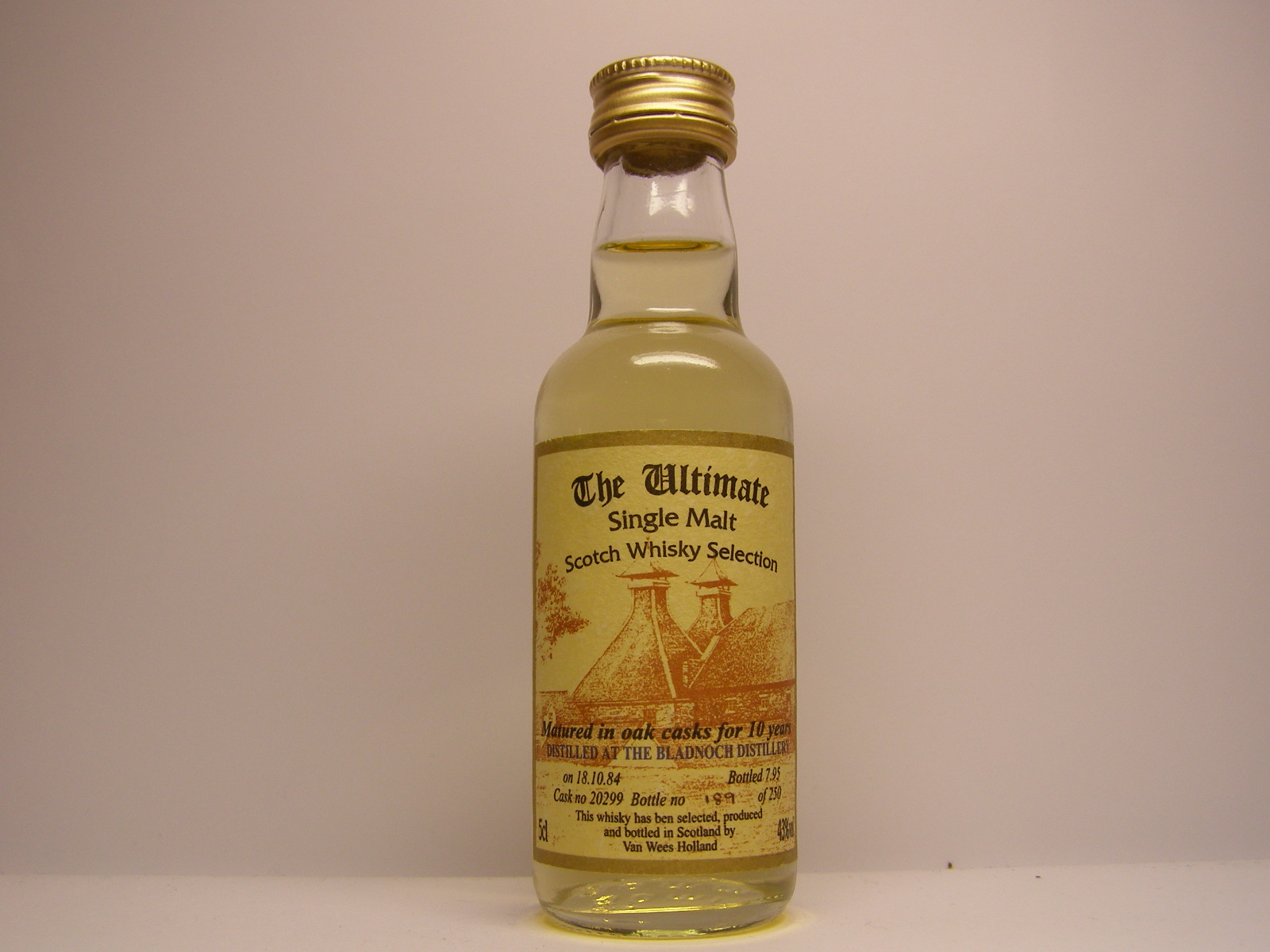 SMSW Selection 10yo 1984-1995 "Ultimate" 5cl 43%vol