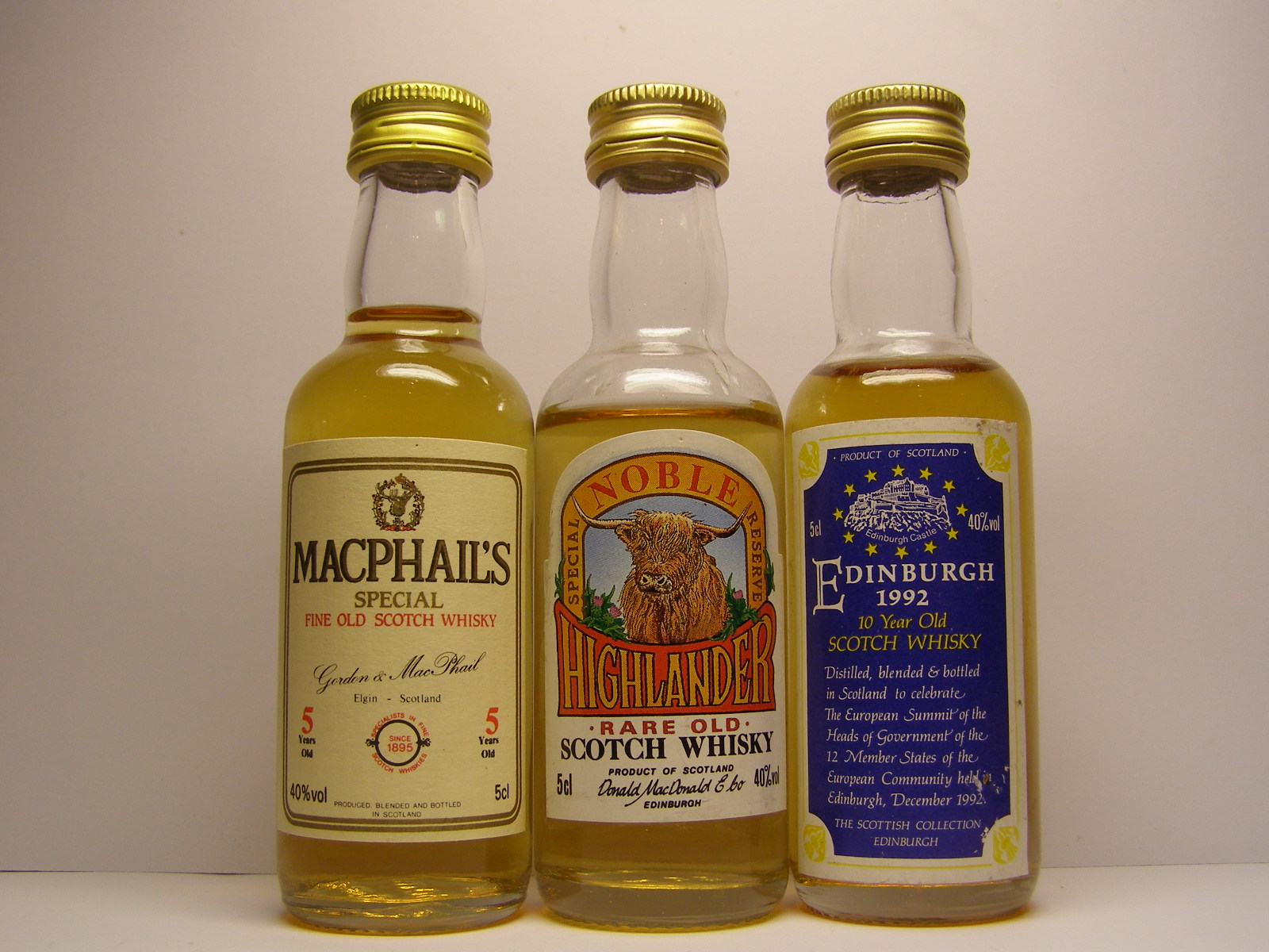 MACPHAIL´S , NOBLE HIGHLANDER , EDINBURGH 1992