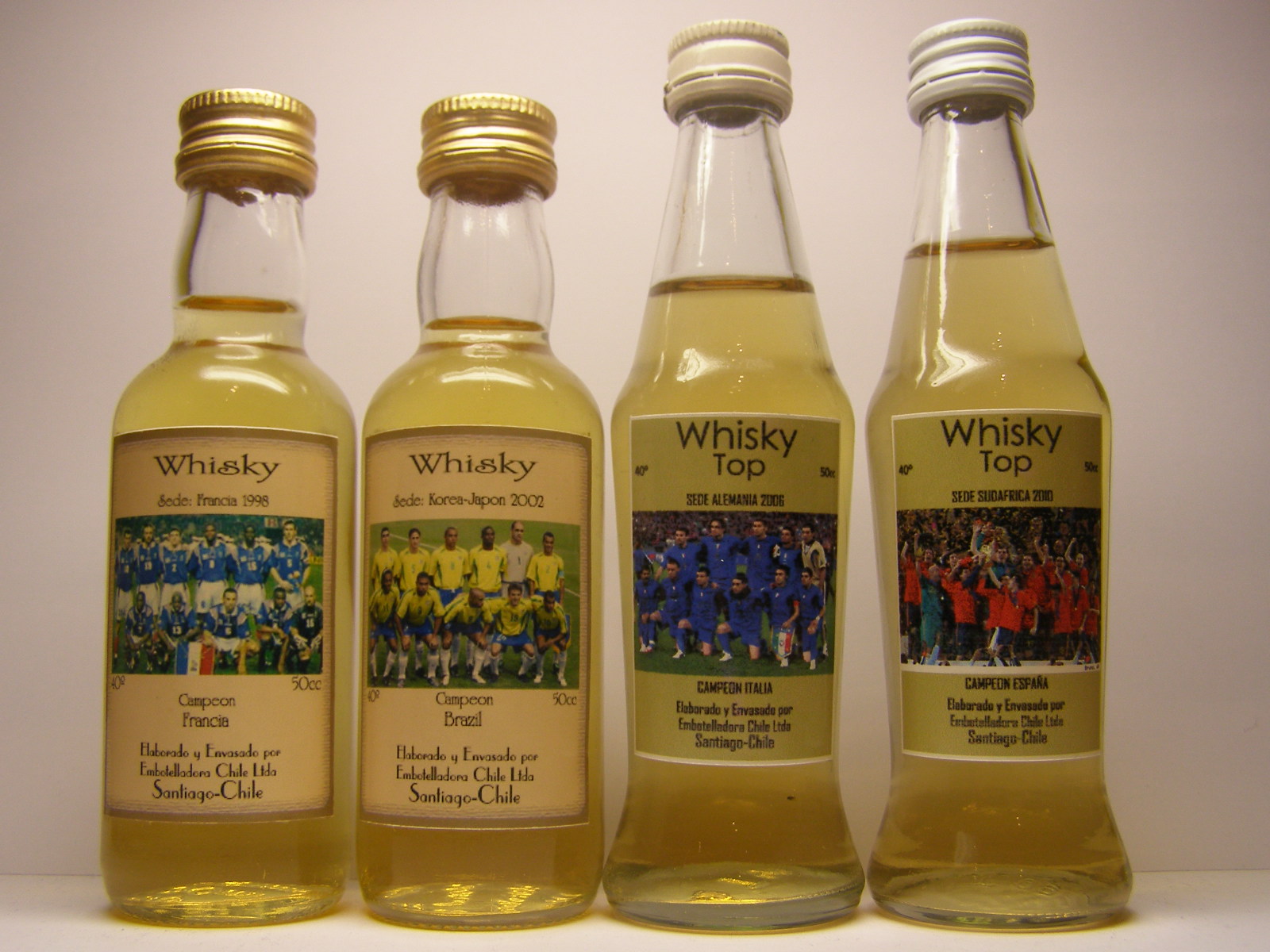 Campeon 1998 , 2002 , 2006 , 2010 Whisky