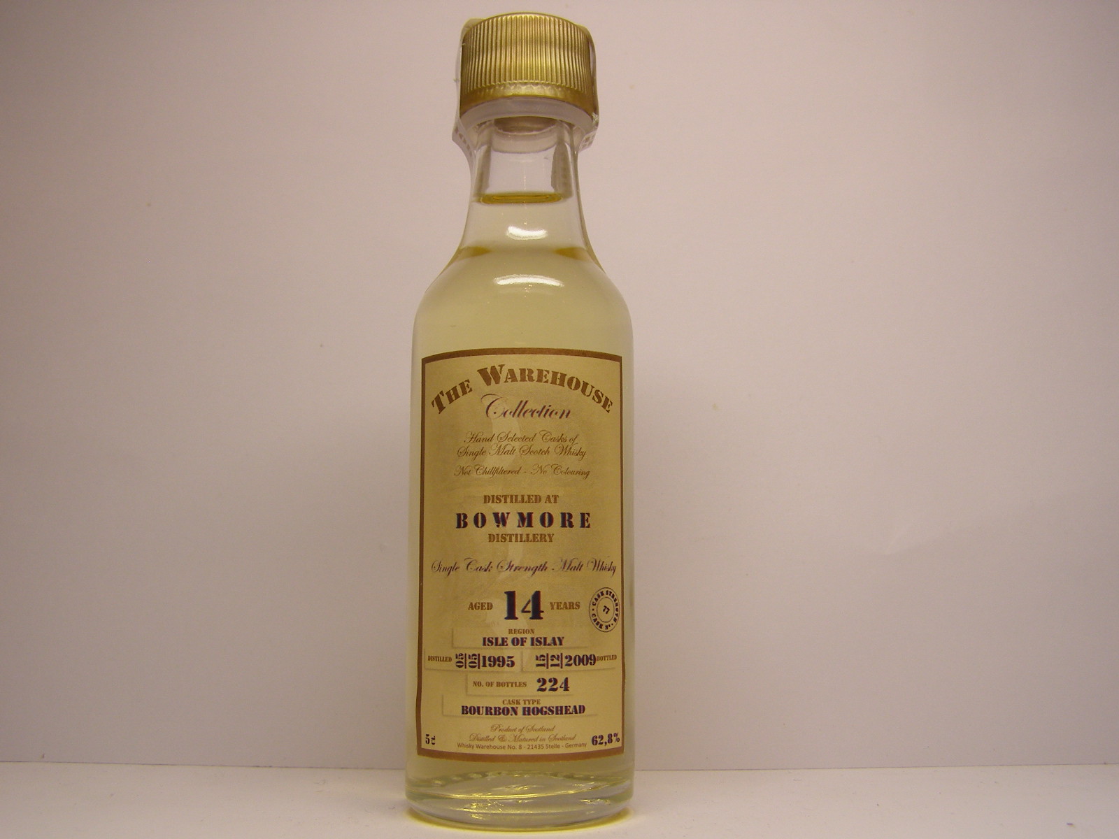 SCSMW 14yo 1995-2009 "The Warehouse Collection" 5cl 62,8%