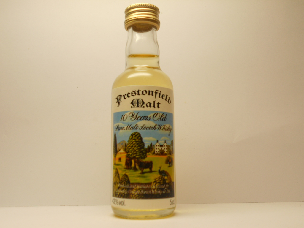 PRESTONFIELD MALT PMSW 10yo 5cl. 43%vol.